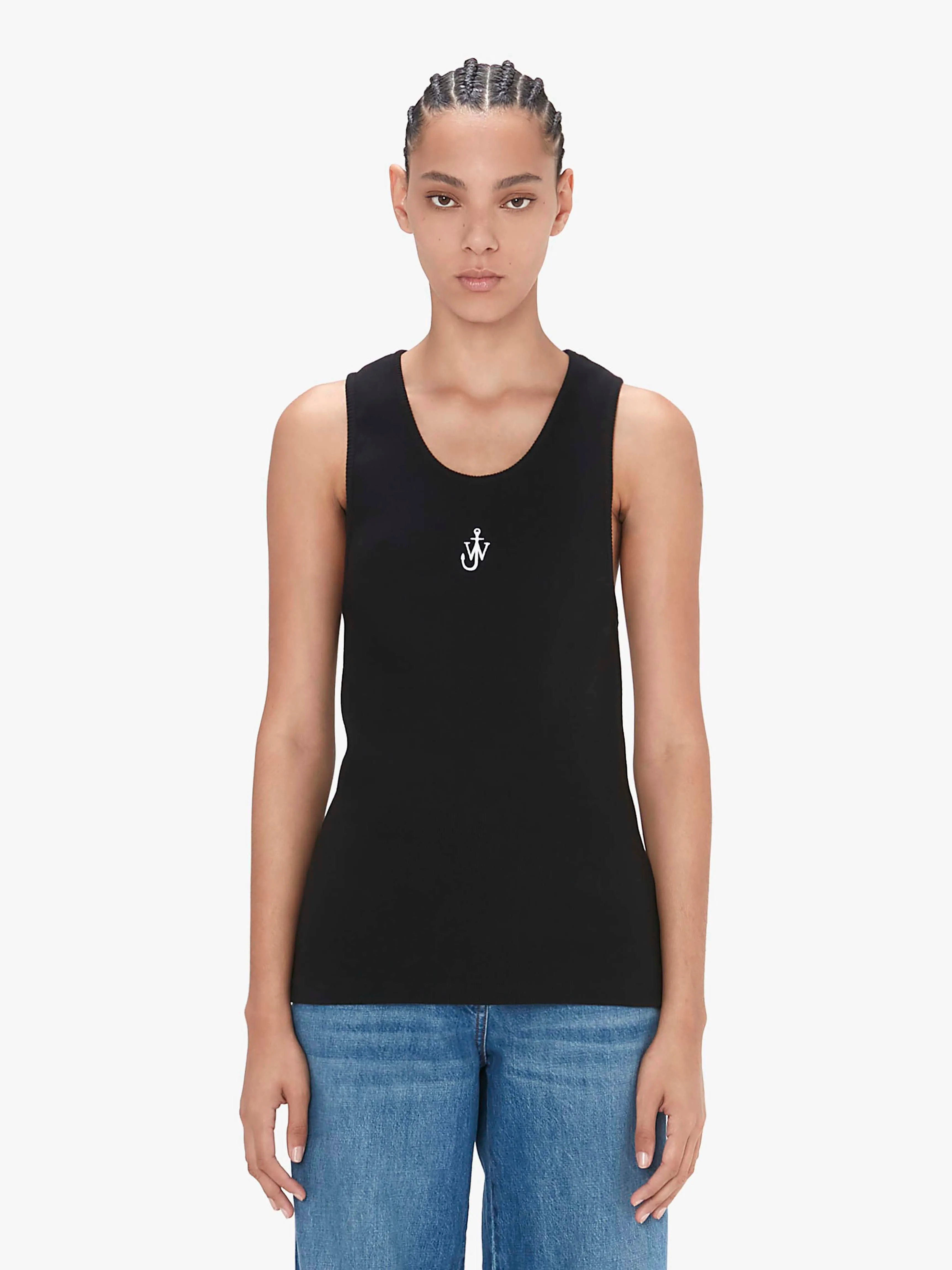 TANK TOP WITH ANCHOR LOGO EMBROIDERY sold by J.W. Anderson product image thumbnail 2
