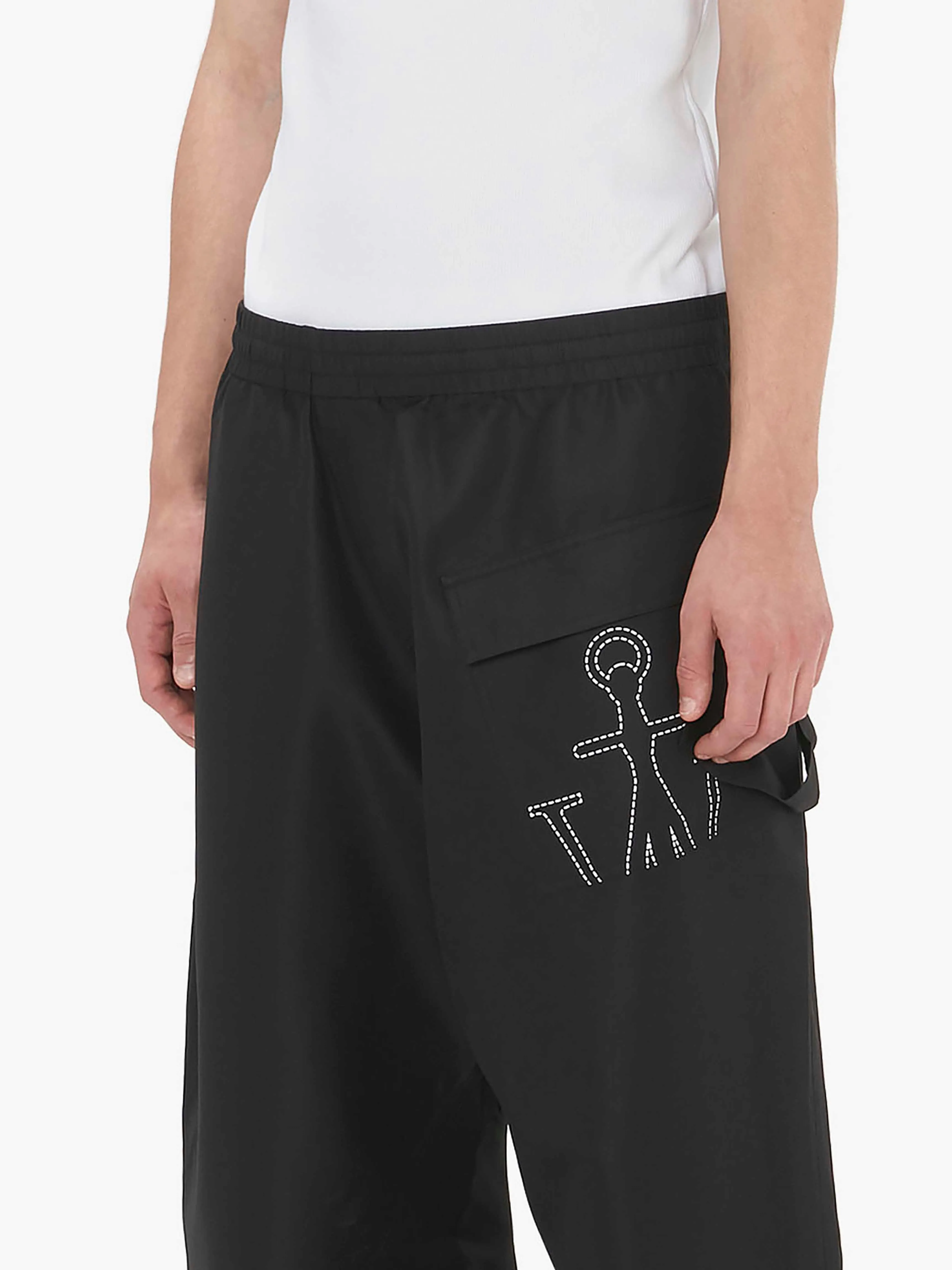 TWISTED JOGGERS WITH ANCHOR LOGO PRINT sold by J.W. Anderson product image thumbnail 5