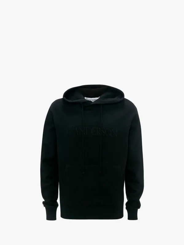 CL_LOGO EMBROIDERY HOODIE - BLACK_JW0163PG0861 sold by J.W. Anderson
