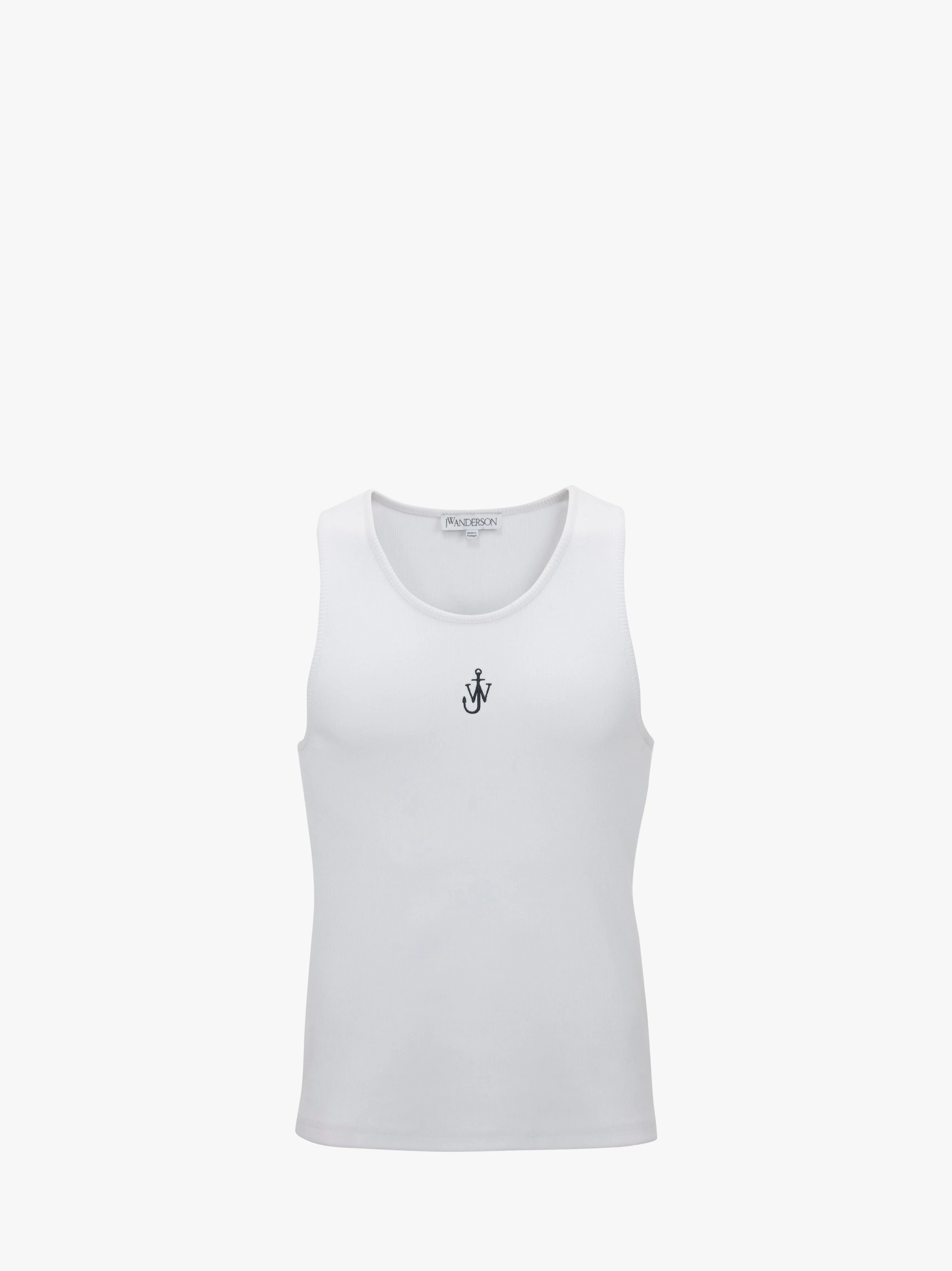 CL_ANCHOR EMBROIDERY TANK TOP - WHITE_JO0202PG1512 sold by J.W. Anderson