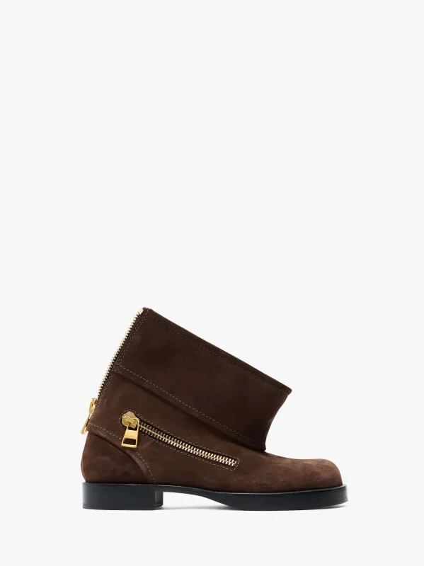 CL_BIKER BOOT - BROWN_BT0102LA0240 made by J.W. Anderson