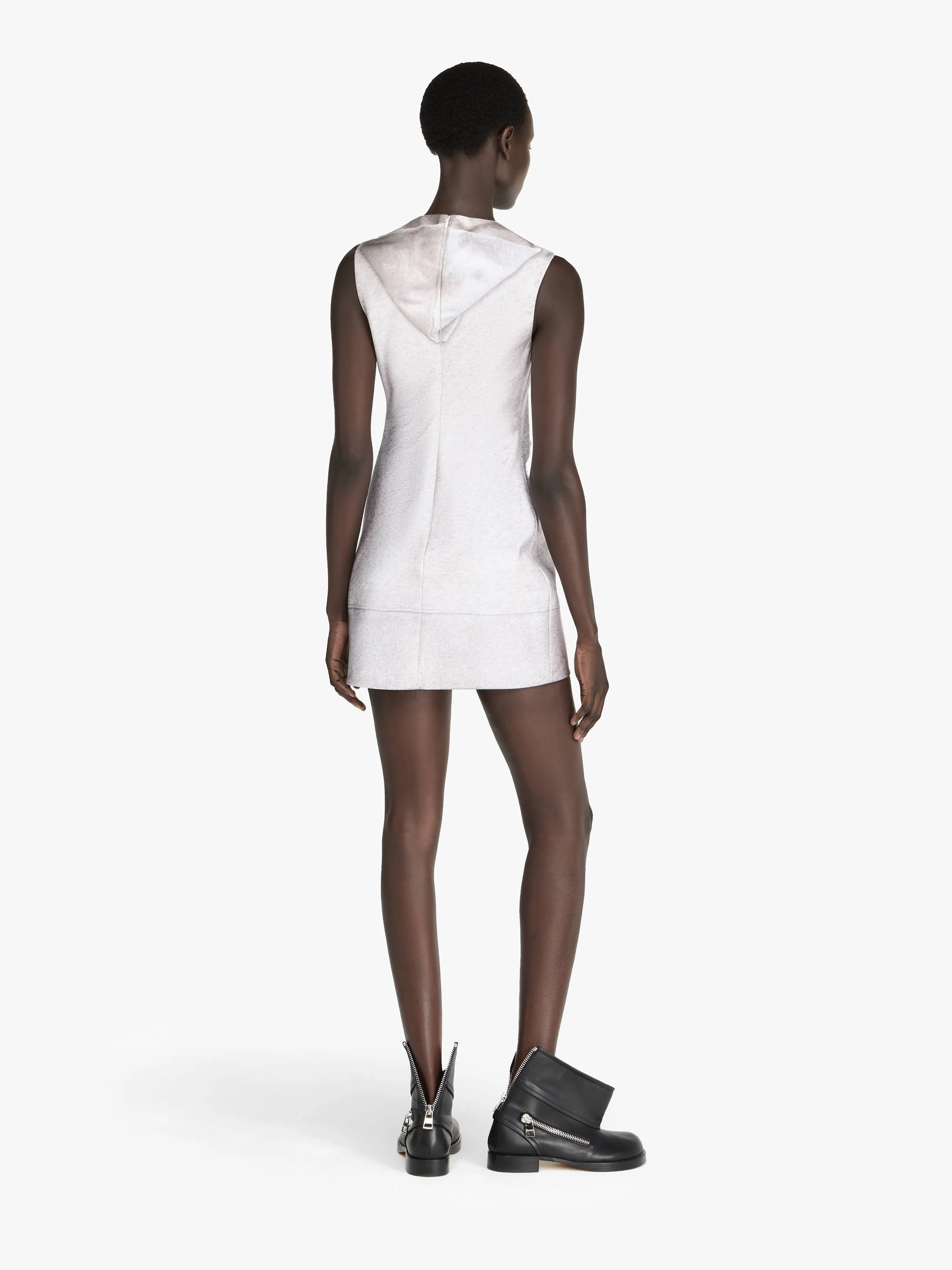 GREY MELANGE MINI SHIFT DRESS sold by J.W. Anderson product image thumbnail 3