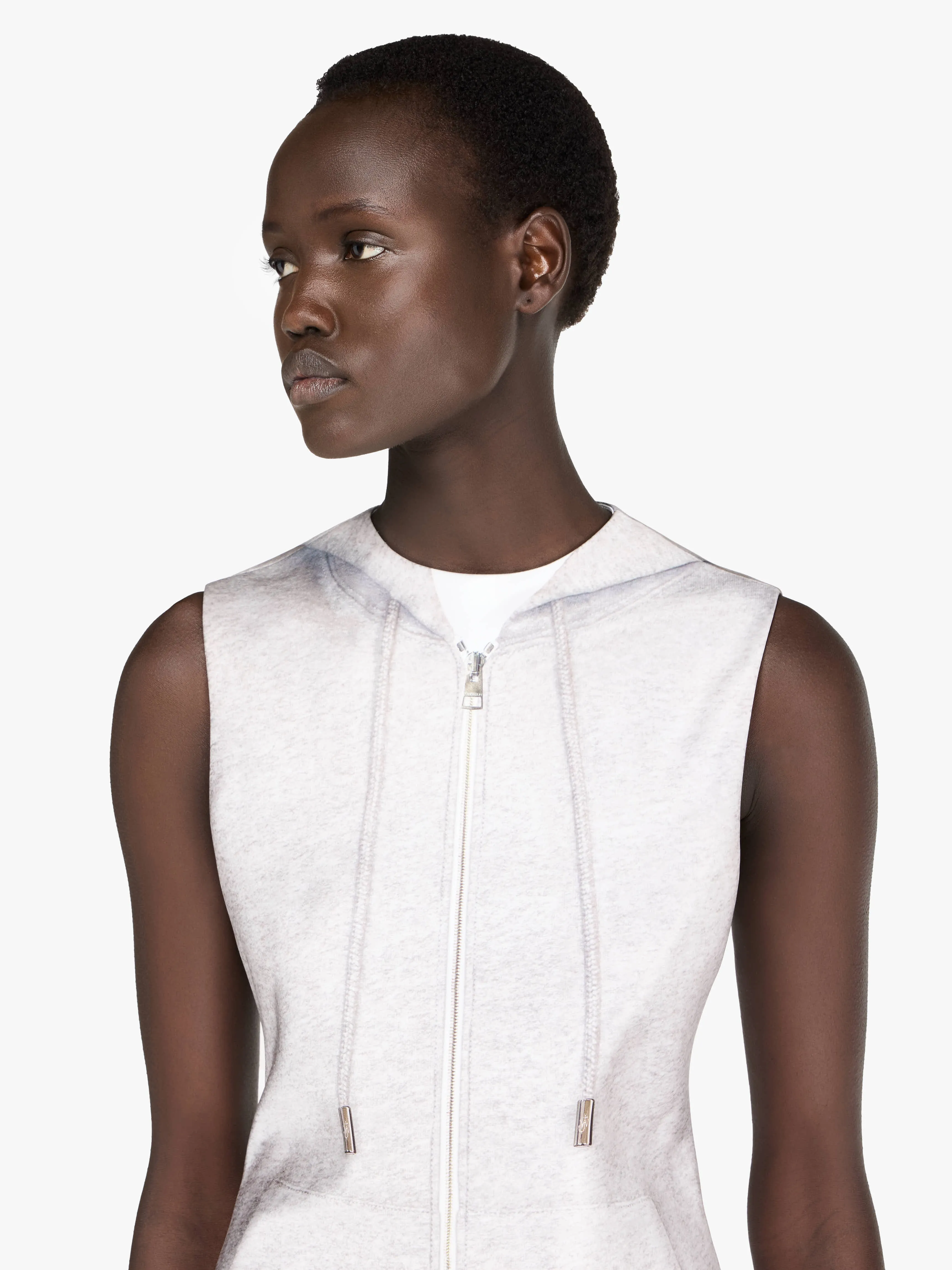 GREY MELANGE MINI SHIFT DRESS sold by J.W. Anderson product image thumbnail 4