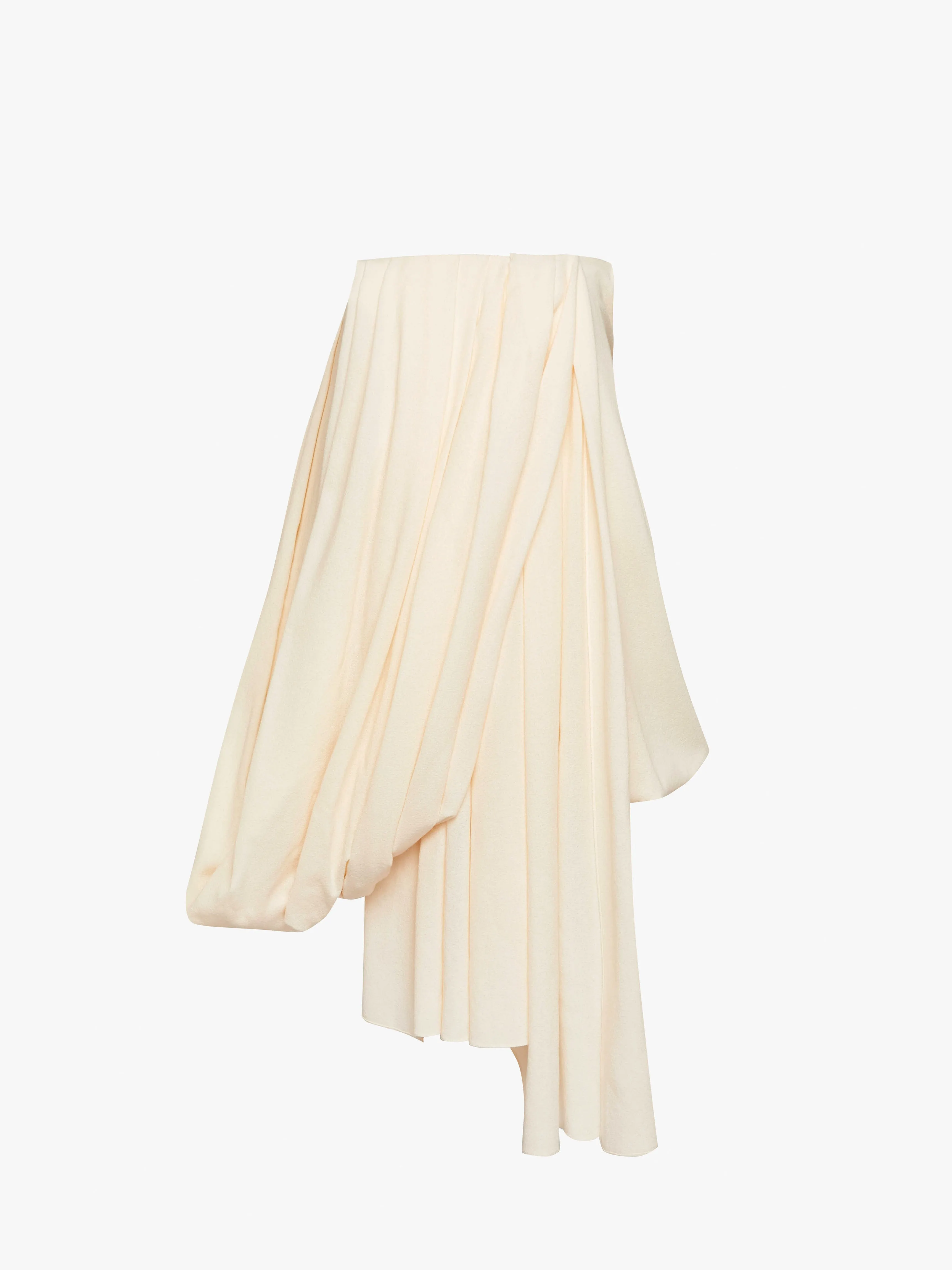 CL_DRAPED BUSTIER DRESS - IVORY_DR0464PG1692 sold by J.W. Anderson