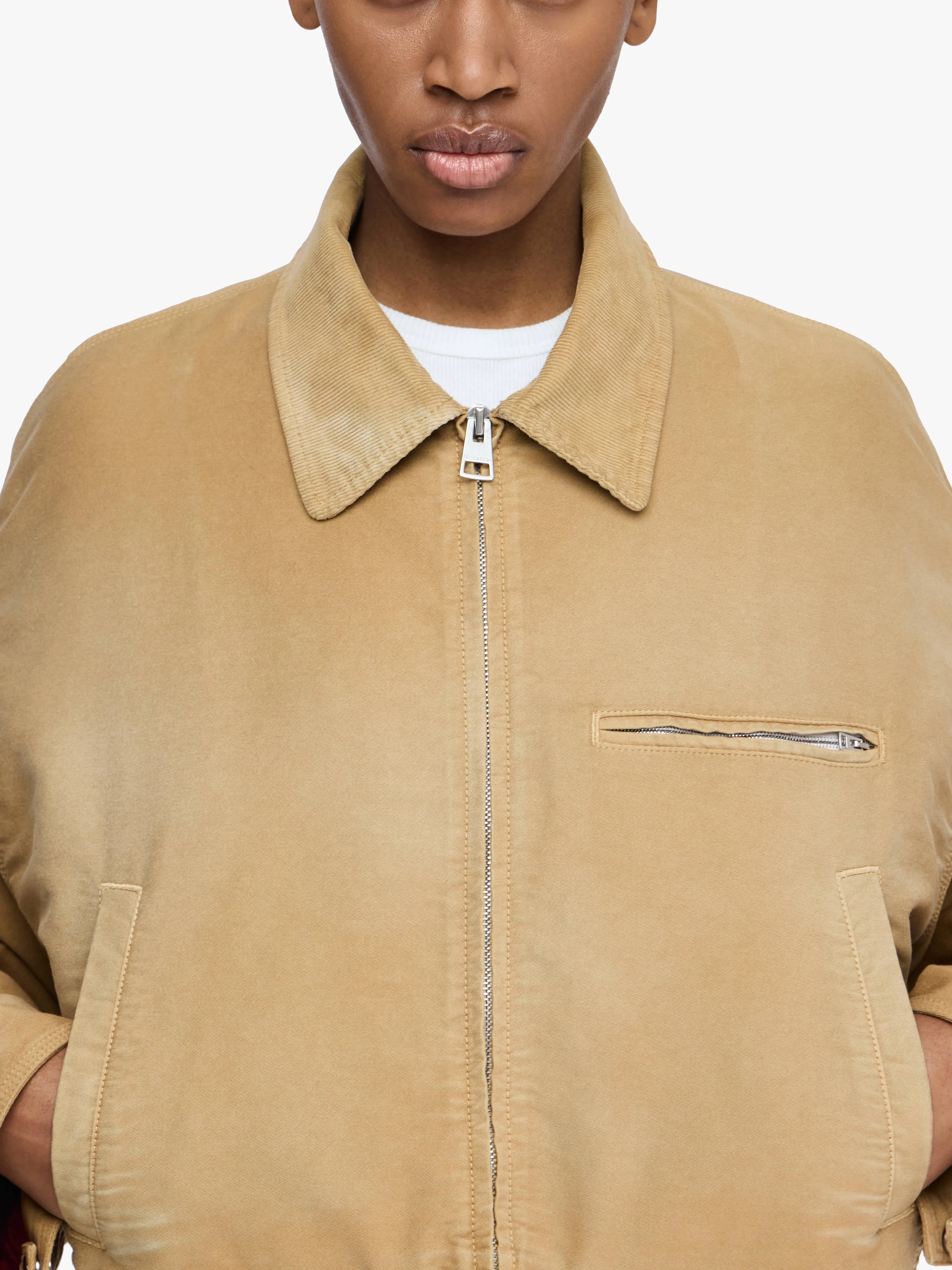 CURVED HEMLINE WORKWEAR JACKET sold by J.W. Anderson product image thumbnail 4