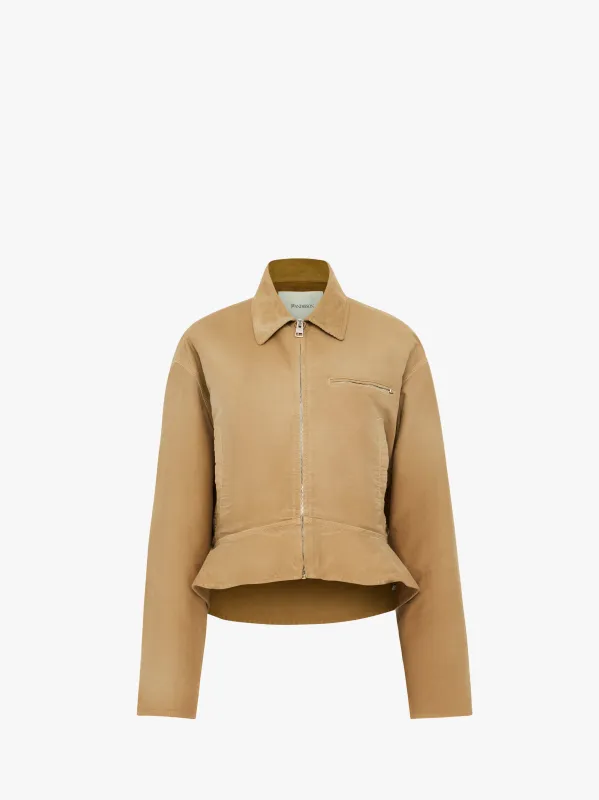 CURVED HEMLINE WORKWEAR JACKET made by J.W. Anderson