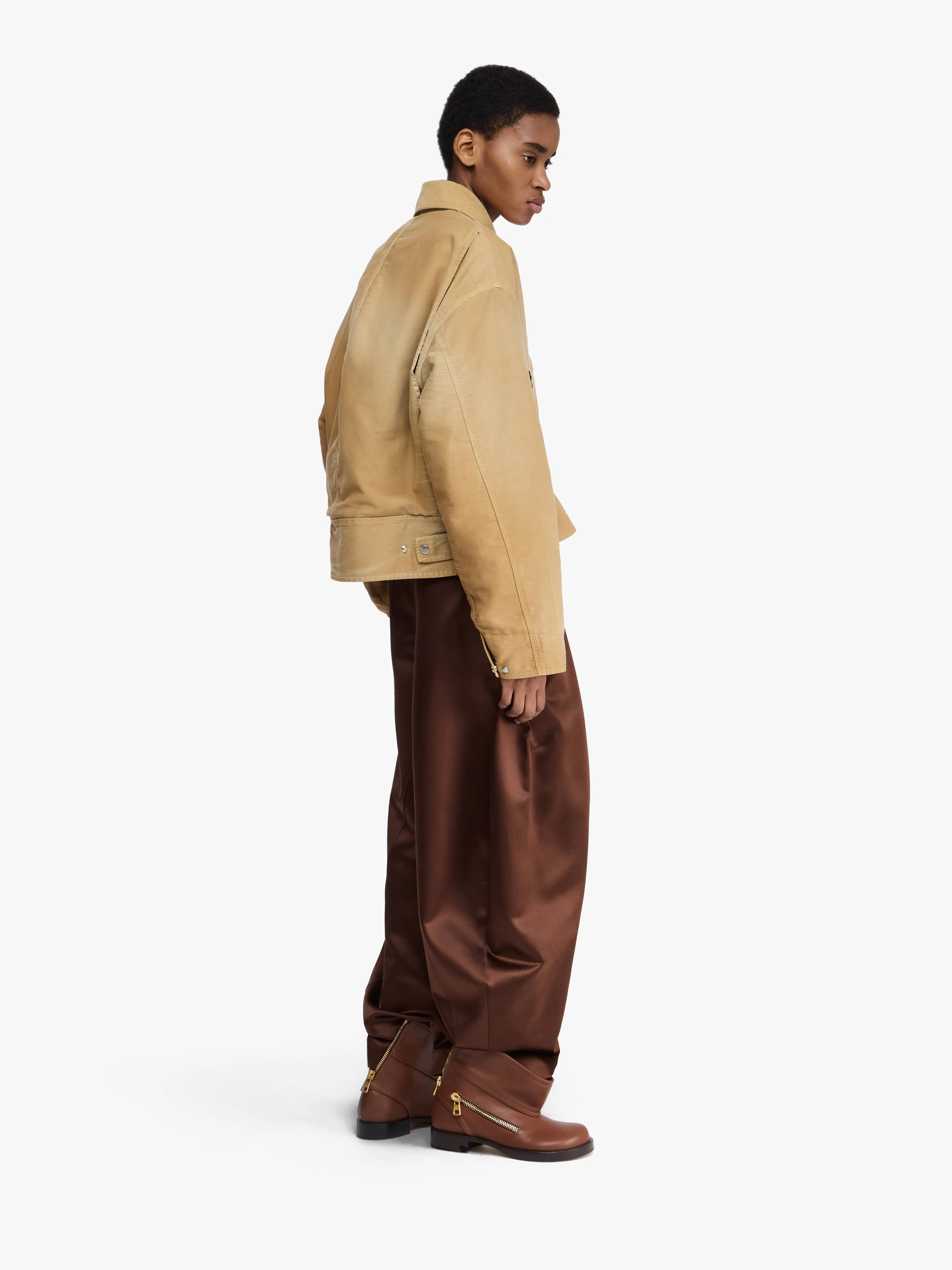 CURVED HEMLINE WORKWEAR JACKET sold by J.W. Anderson product image thumbnail 3
