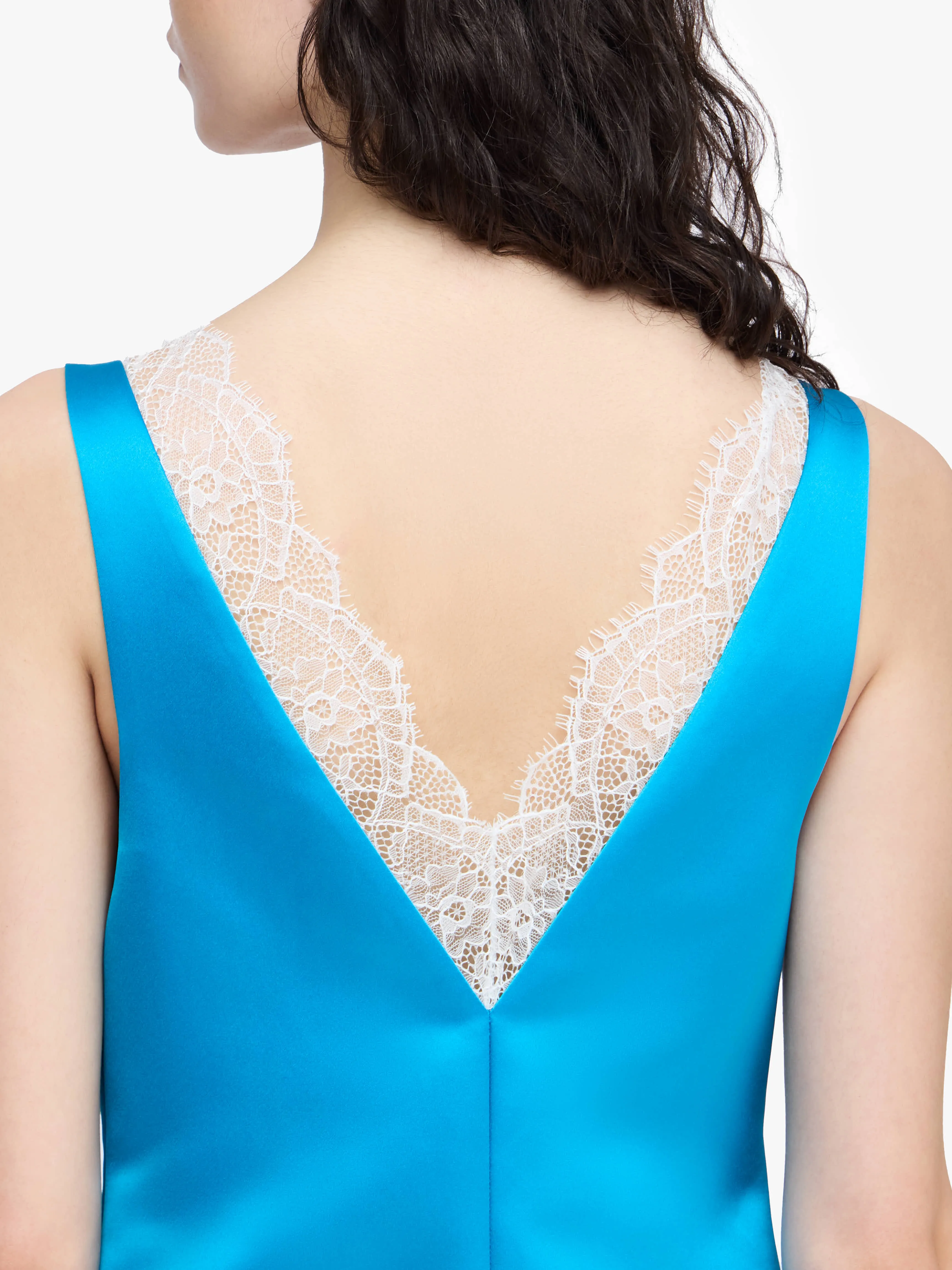 DRAPED HEMLINE V-NECK DRESS sold by J.W. Anderson product image thumbnail 5