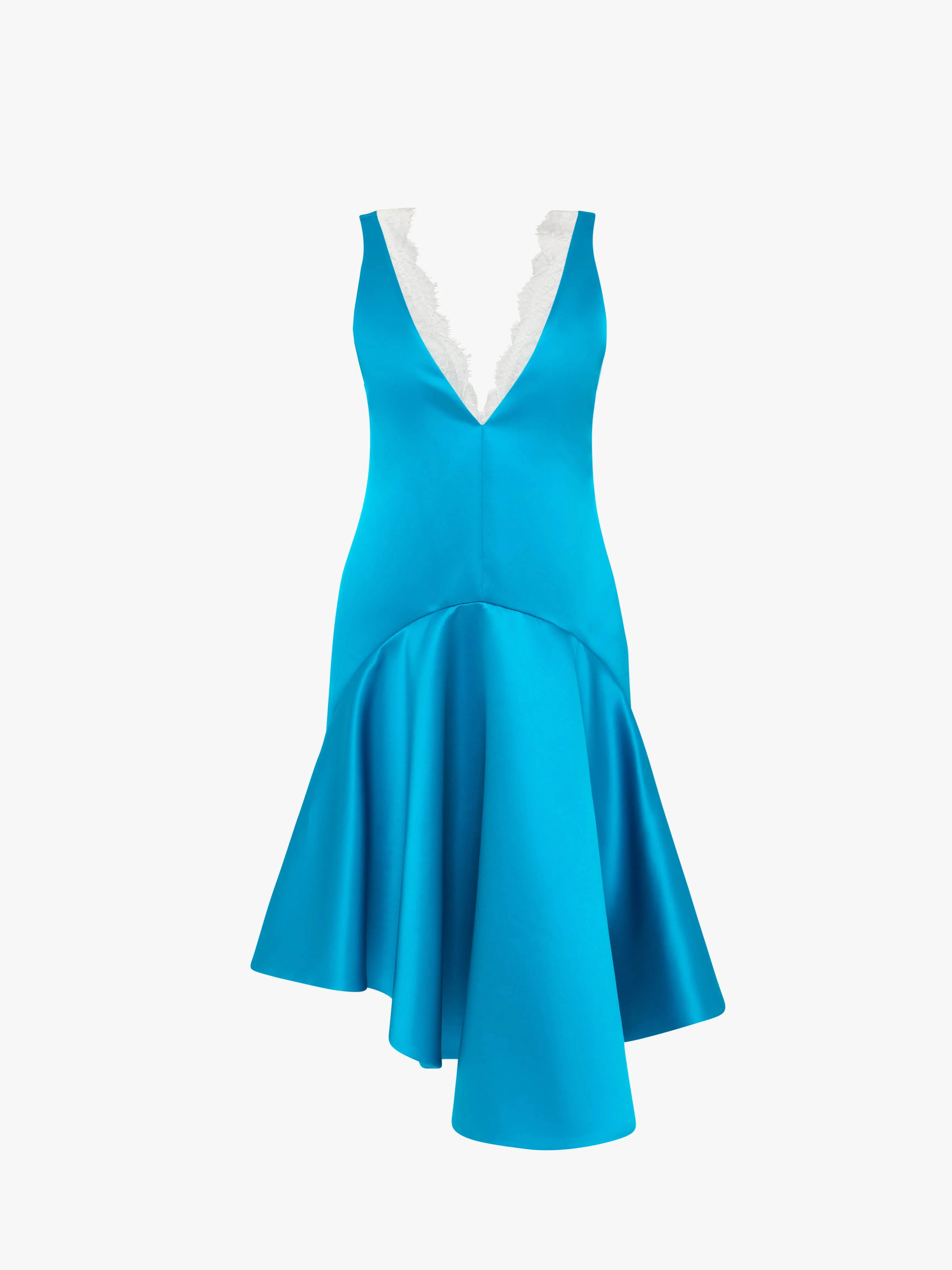 DRAPED HEMLINE V-NECK DRESS sold by J.W. Anderson