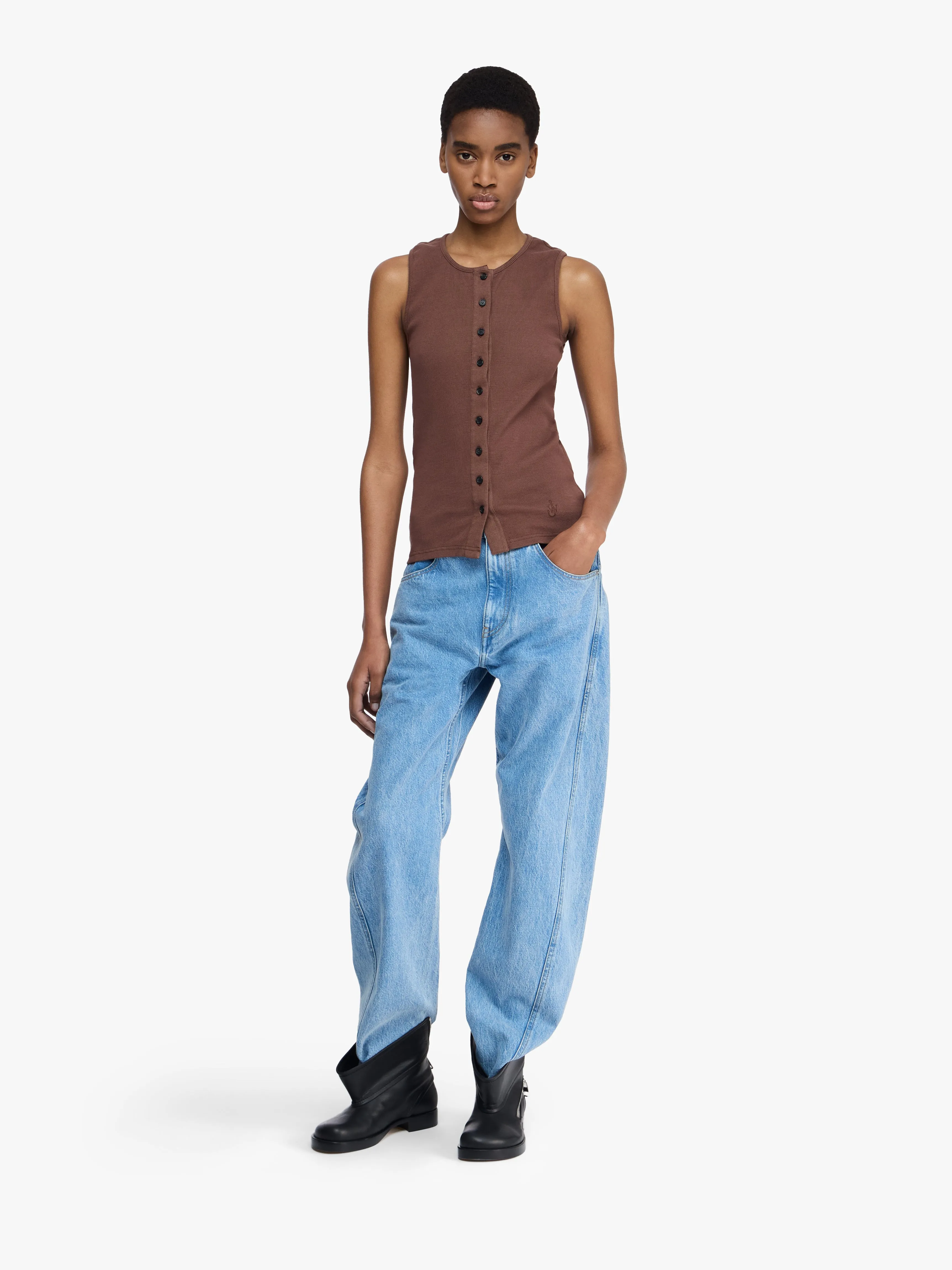 BUTTON DETAIL TANK TOP sold by J.W. Anderson product image thumbnail 2