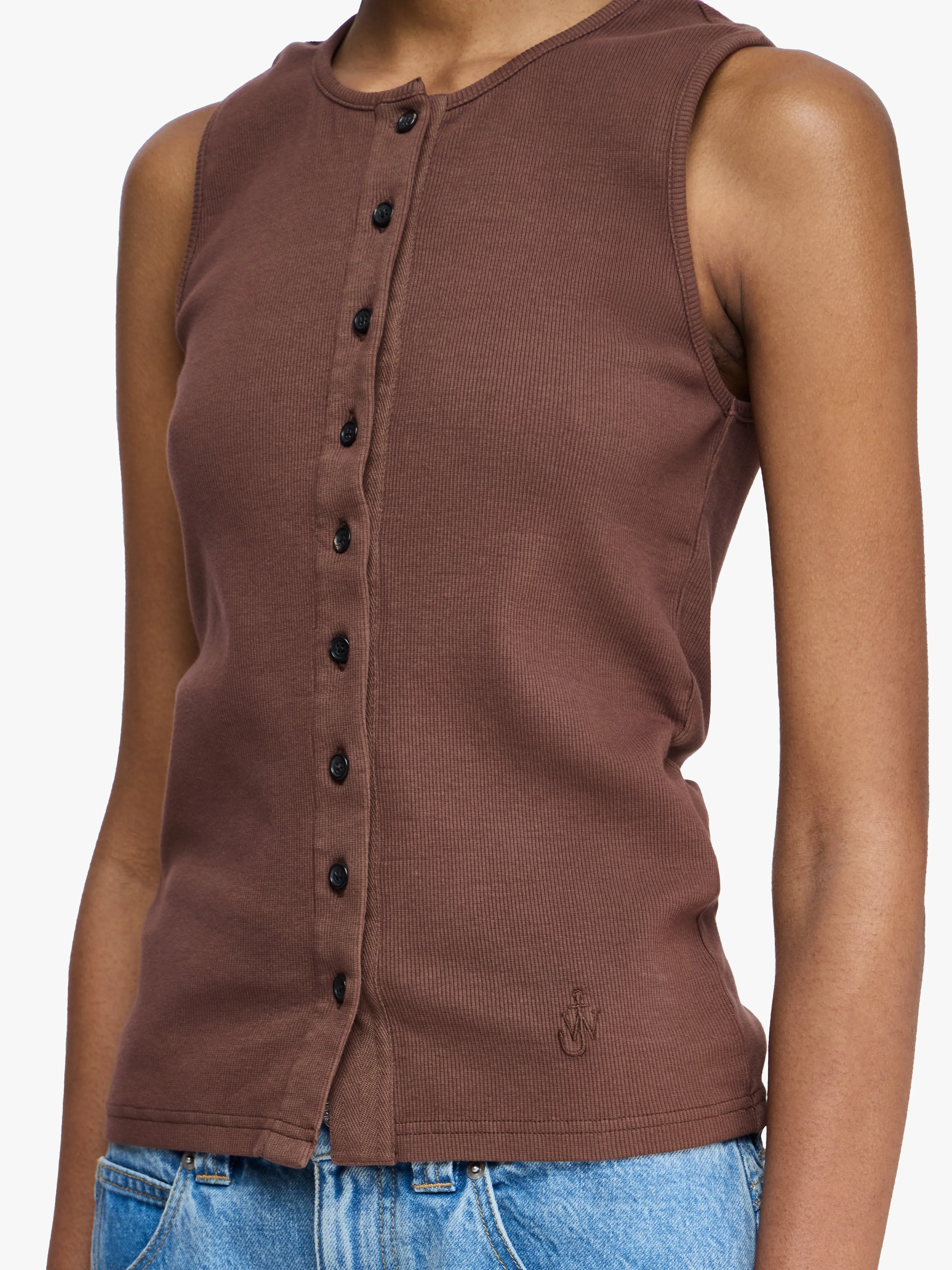 BUTTON DETAIL TANK TOP sold by J.W. Anderson product image thumbnail 5
