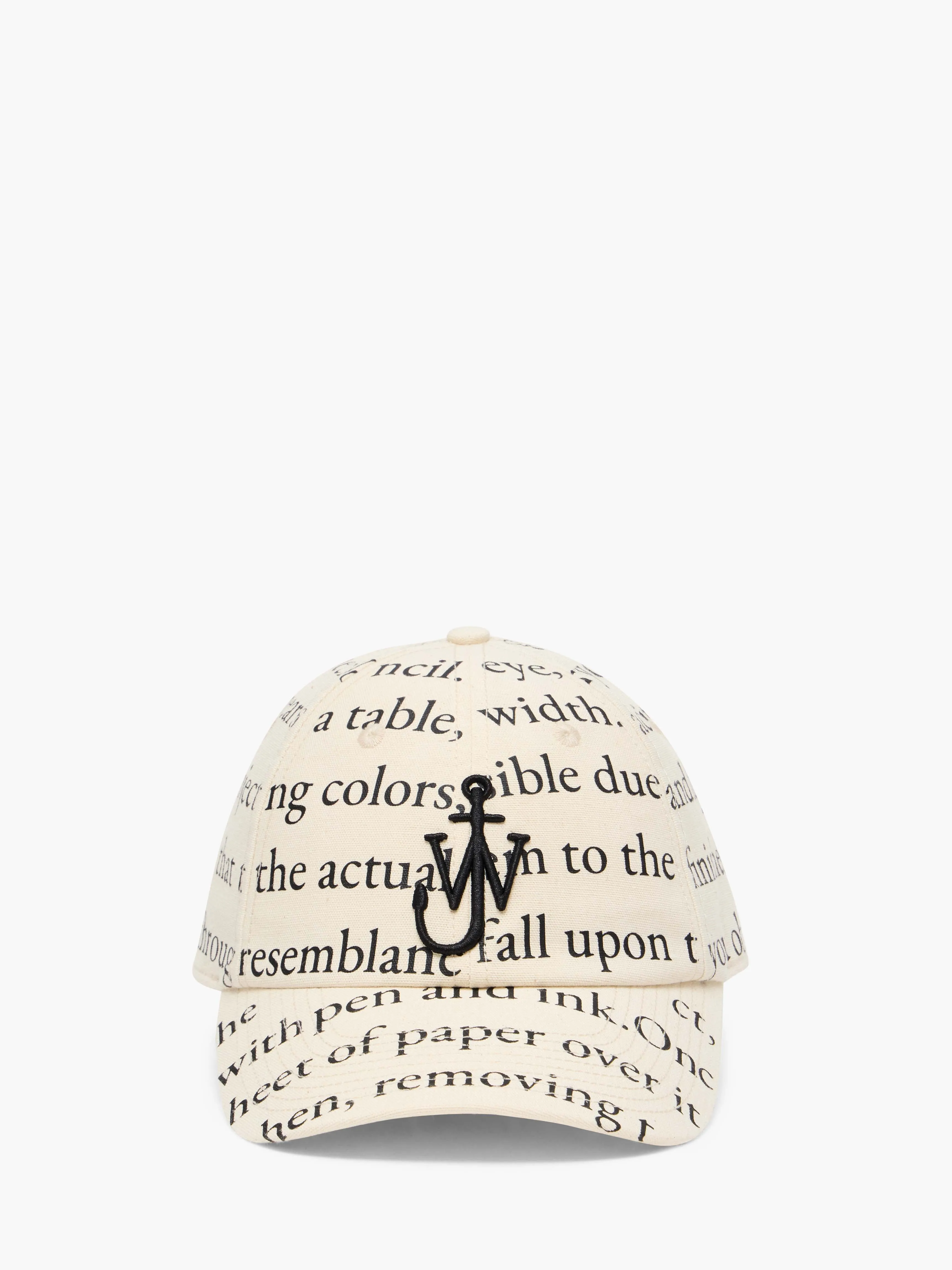 BASEBALL CAP WITH ANCHOR LOGO sold by J.W. Anderson