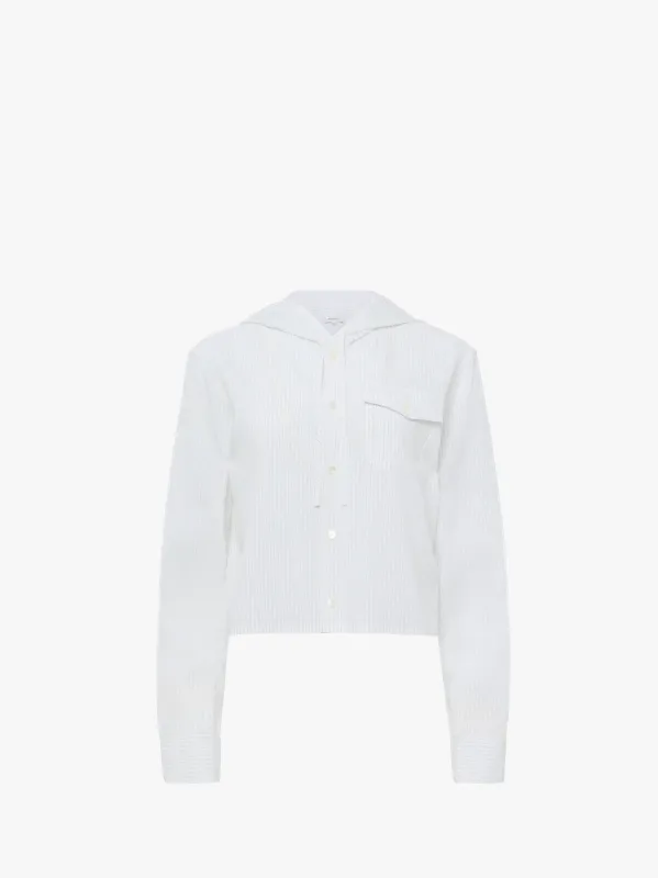 CROPPED HOODED SHIRT sold by J.W. Anderson