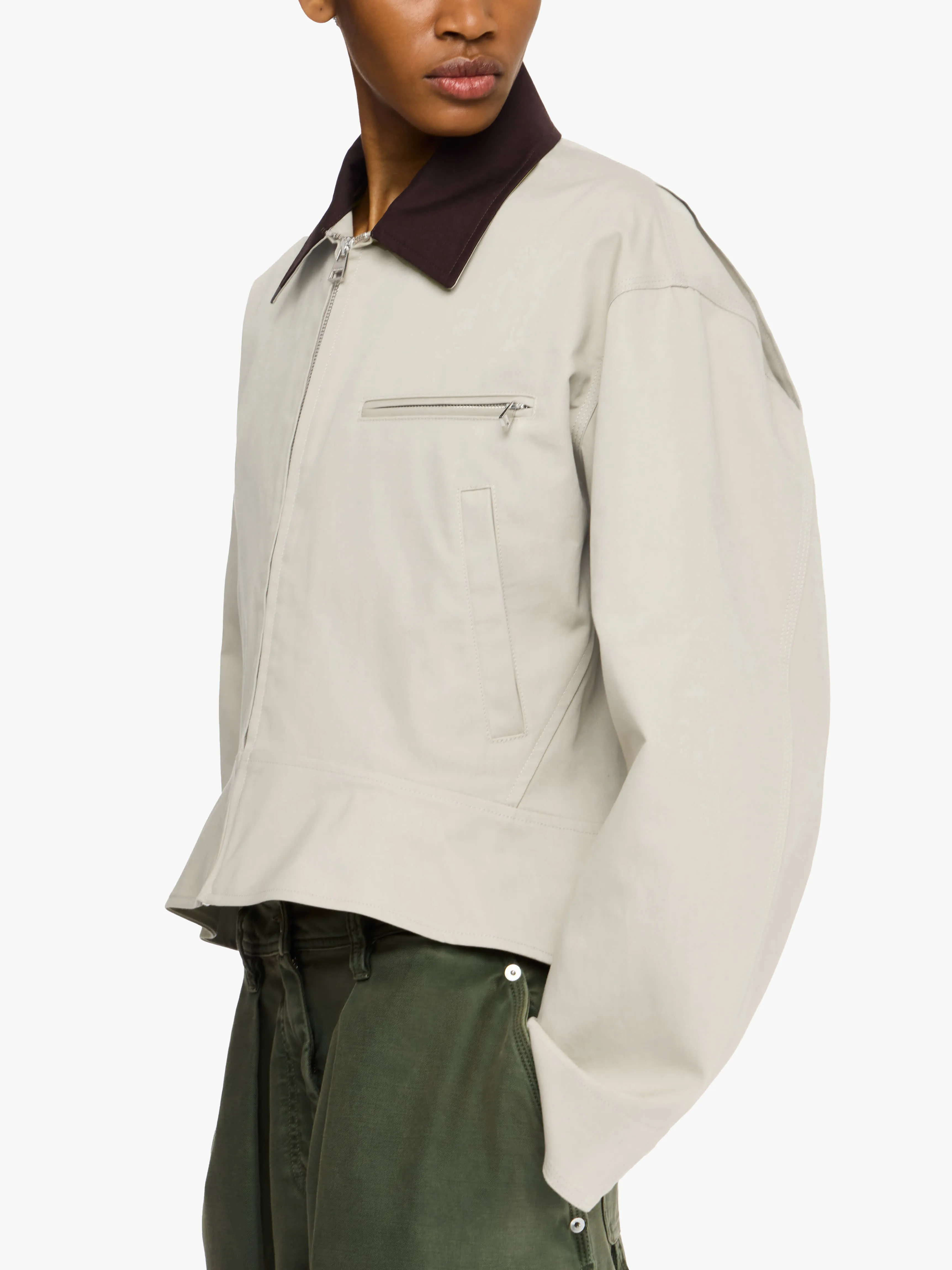 CURVED HEM WORKWEAR JACKET sold by J.W. Anderson product image thumbnail 5