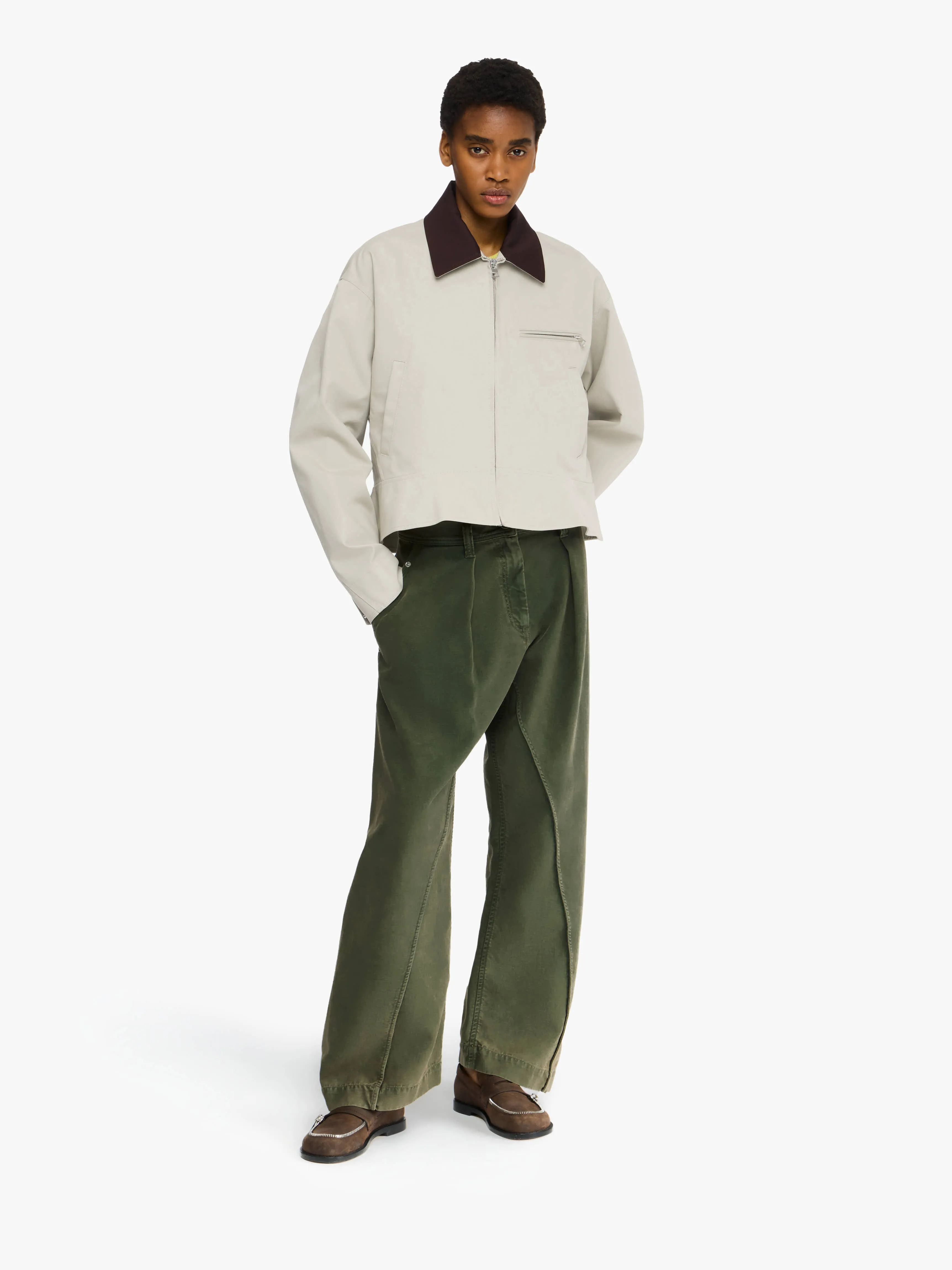 CURVED HEM WORKWEAR JACKET sold by J.W. Anderson product image thumbnail 2