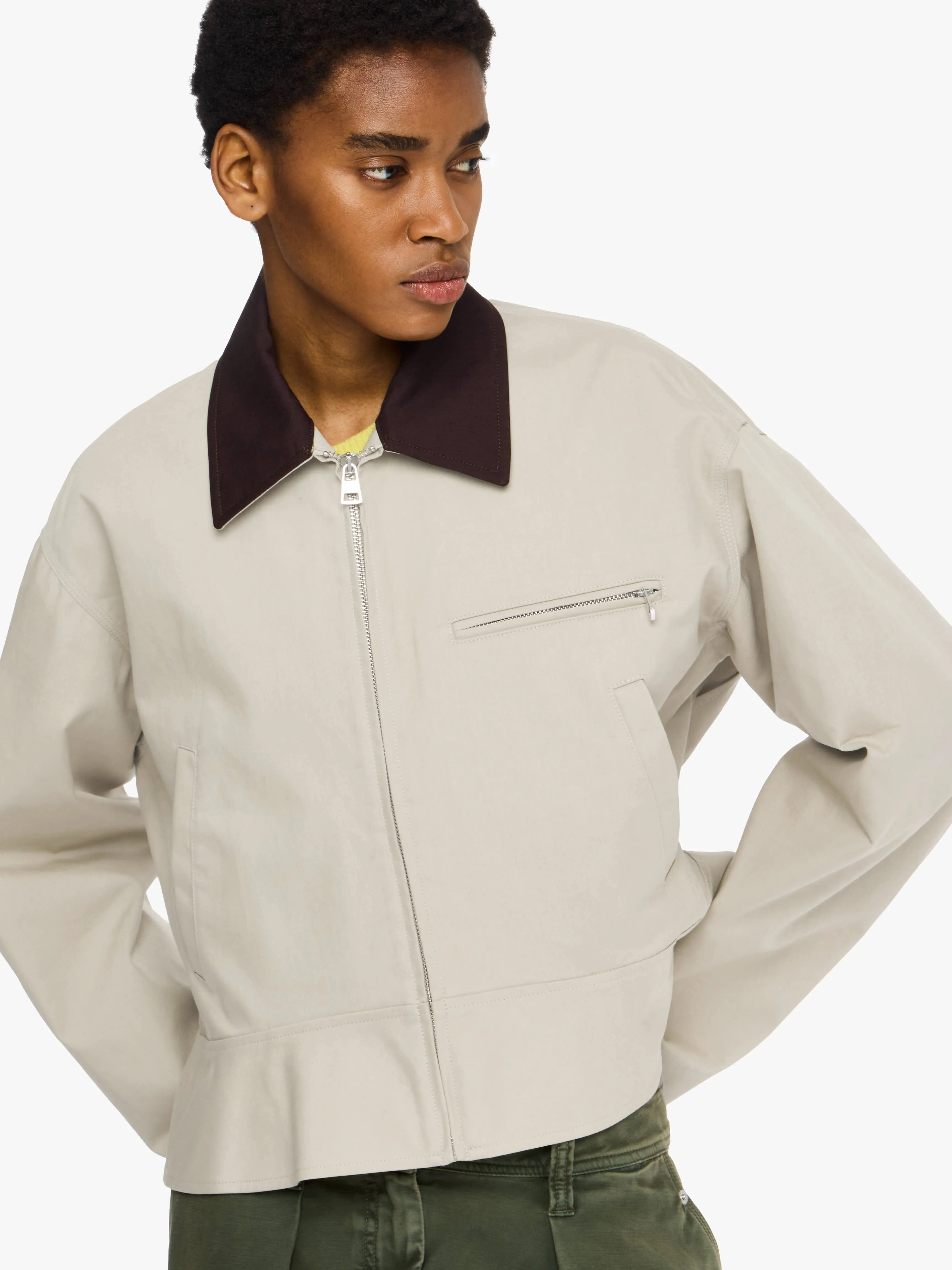 CURVED HEM WORKWEAR JACKET sold by J.W. Anderson product image thumbnail 4