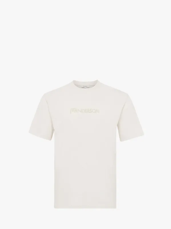 LOGO EMBROIDERY T-SHIRT sold by J.W. Anderson