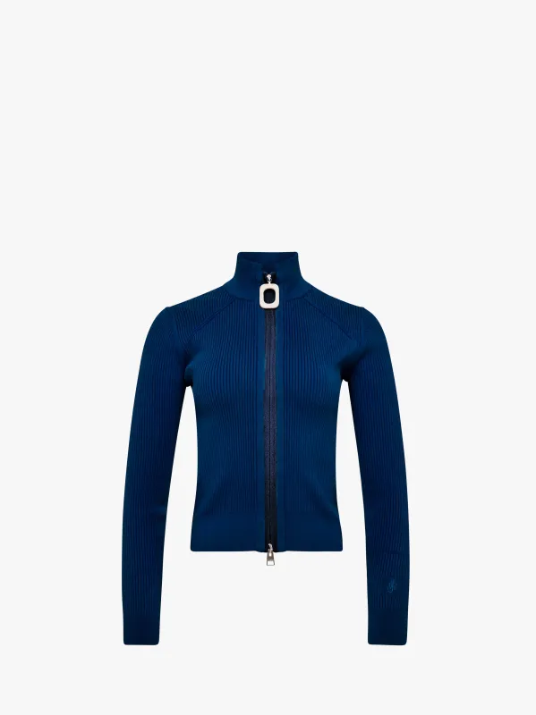 FITTED ZIP UP CARDIGAN made by J.W. Anderson