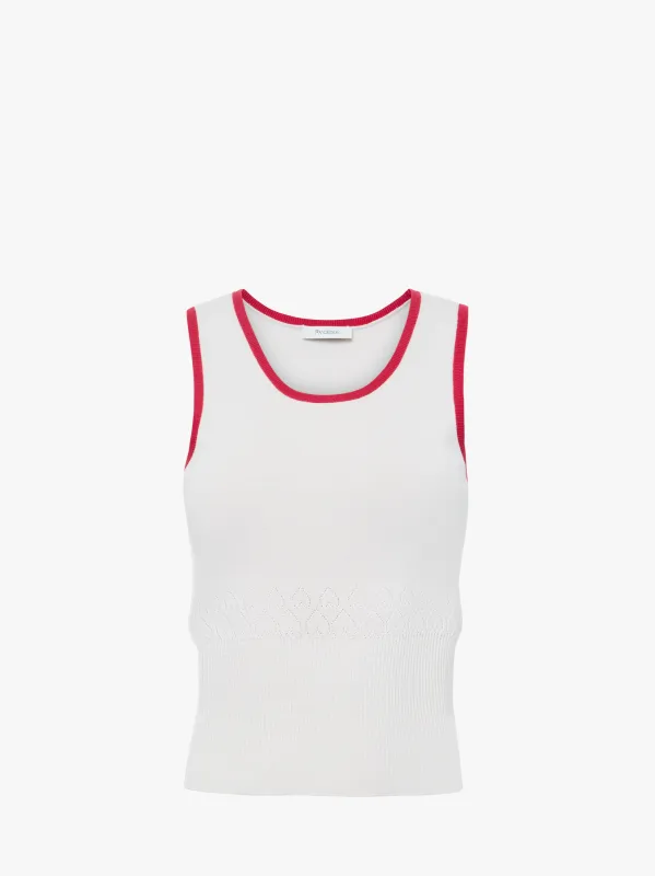 CONTRAST TRIM VEST sold by J.W. Anderson