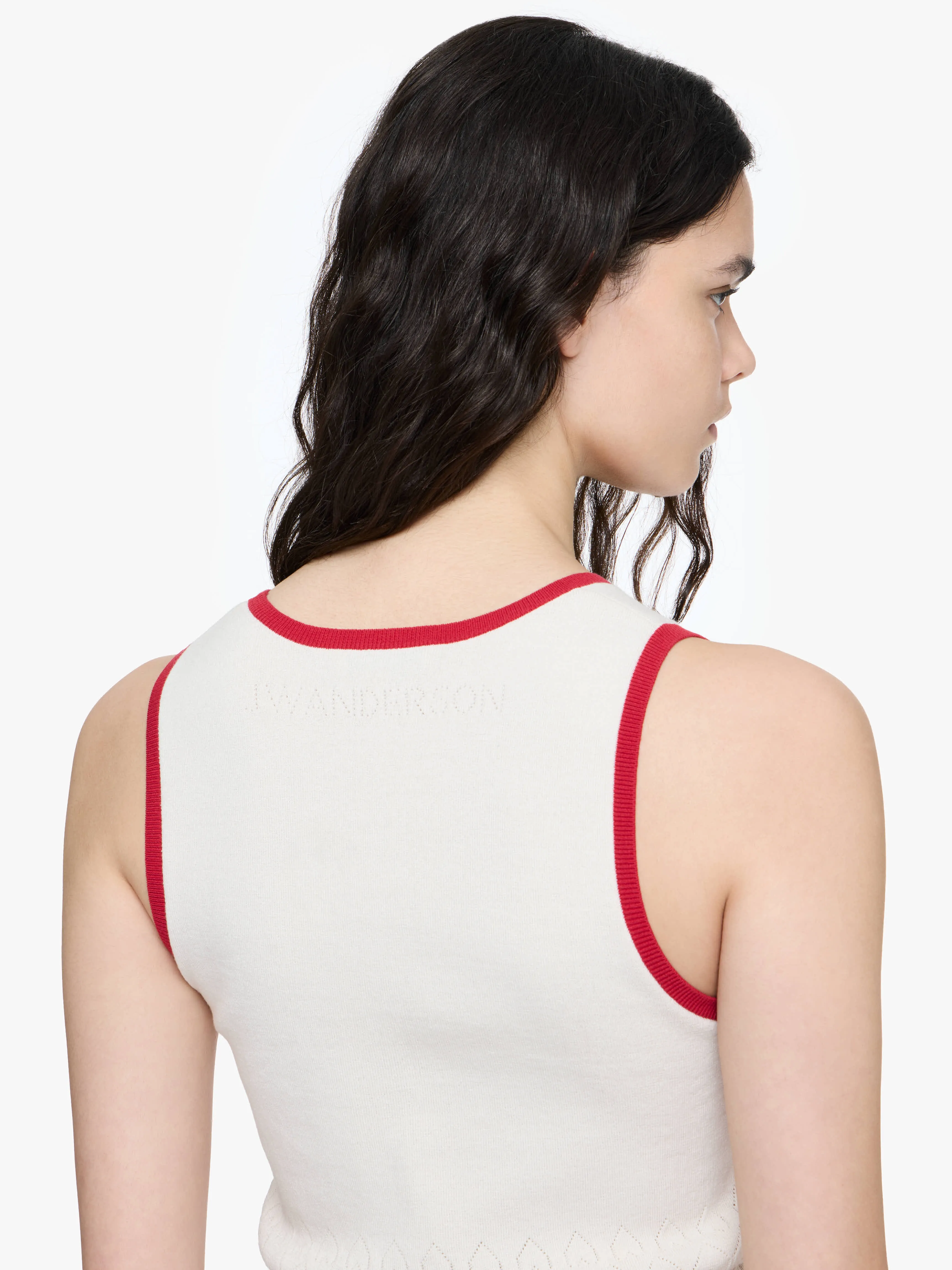 CONTRAST TRIM VEST sold by J.W. Anderson product image thumbnail 4