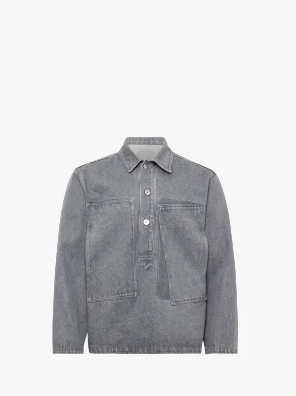 PATCH POCKET RUGBY SHIRT sold by J.W. Anderson