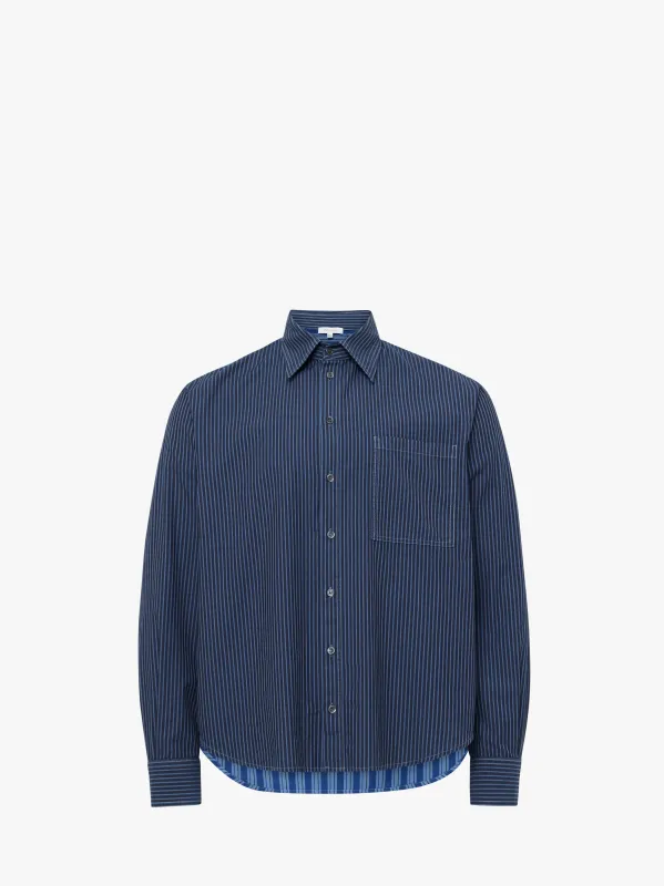 PATCHWORK STRIPED SHIRT made by J.W. Anderson