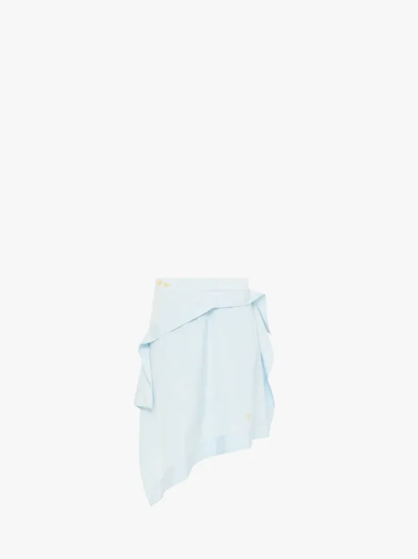 SQUARE DRAPE ASYMMETRIC SKIRT made by J.W. Anderson