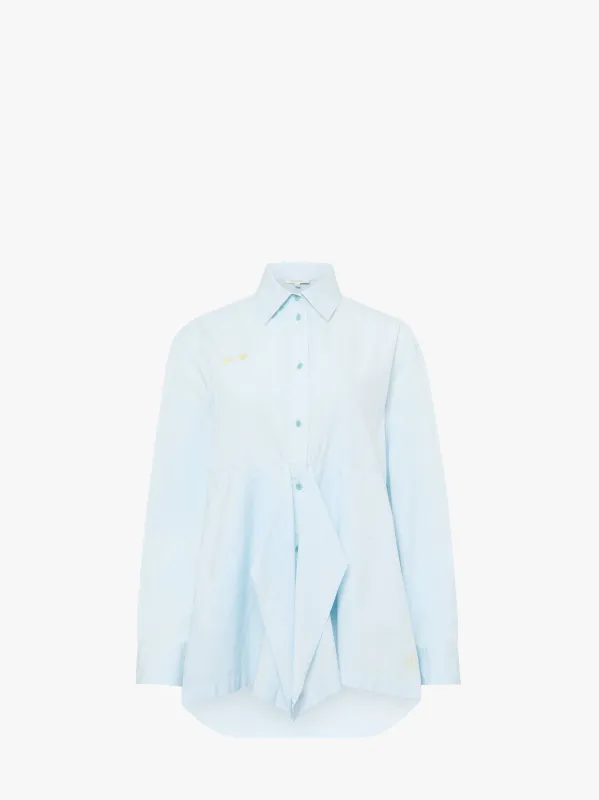 PEPLUM DRAPE SHIRT sold by J.W. Anderson