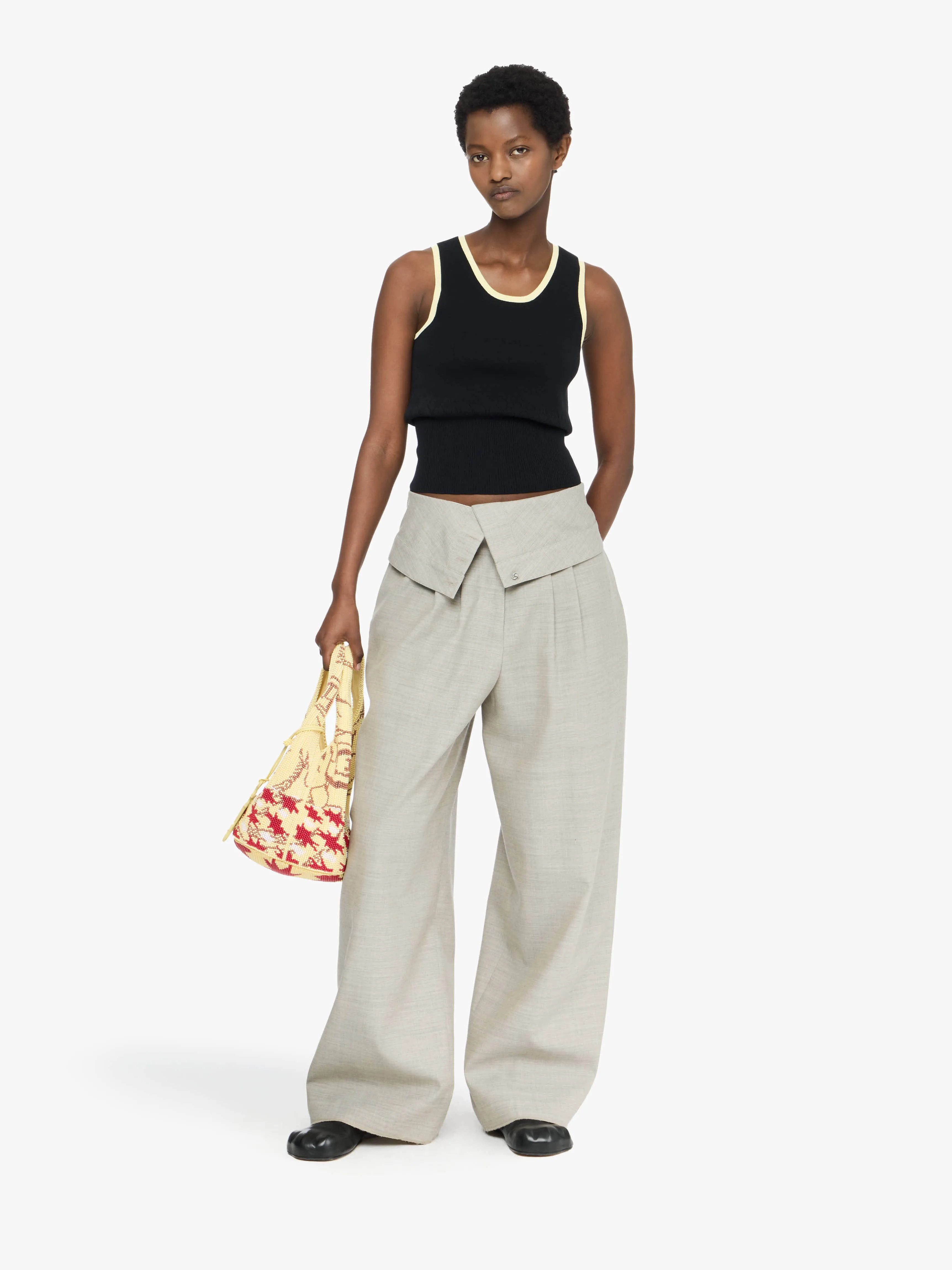 FOLD OVER TAILORED TROUSERS sold by J.W. Anderson product image thumbnail 2