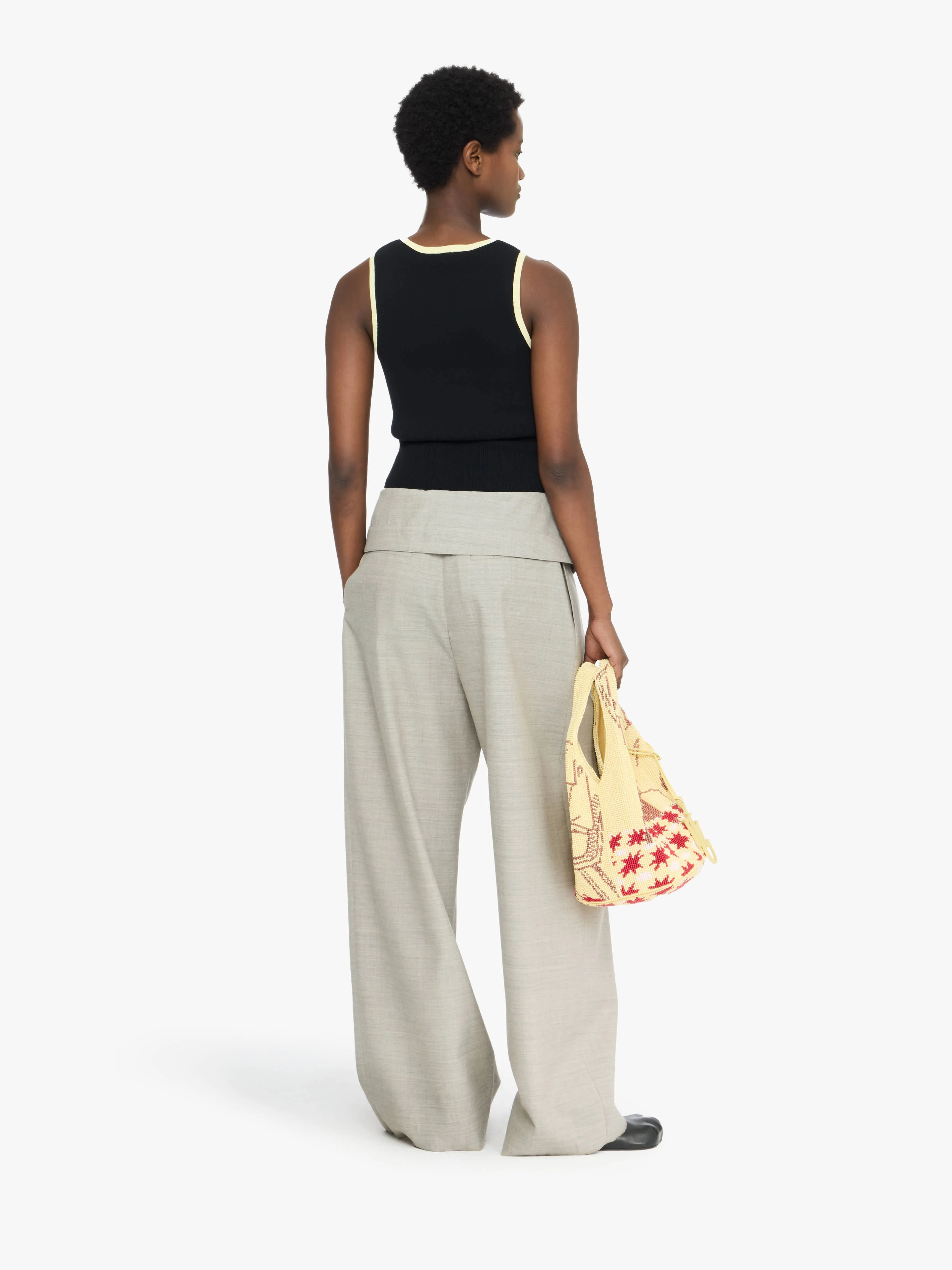 FOLD OVER TAILORED TROUSERS sold by J.W. Anderson product image thumbnail 3
