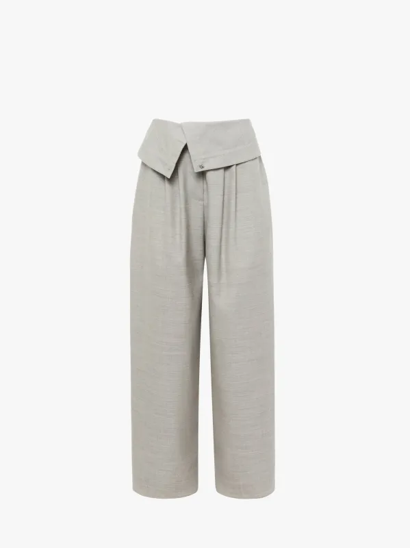 FOLD OVER TAILORED TROUSERS sold by J.W. Anderson