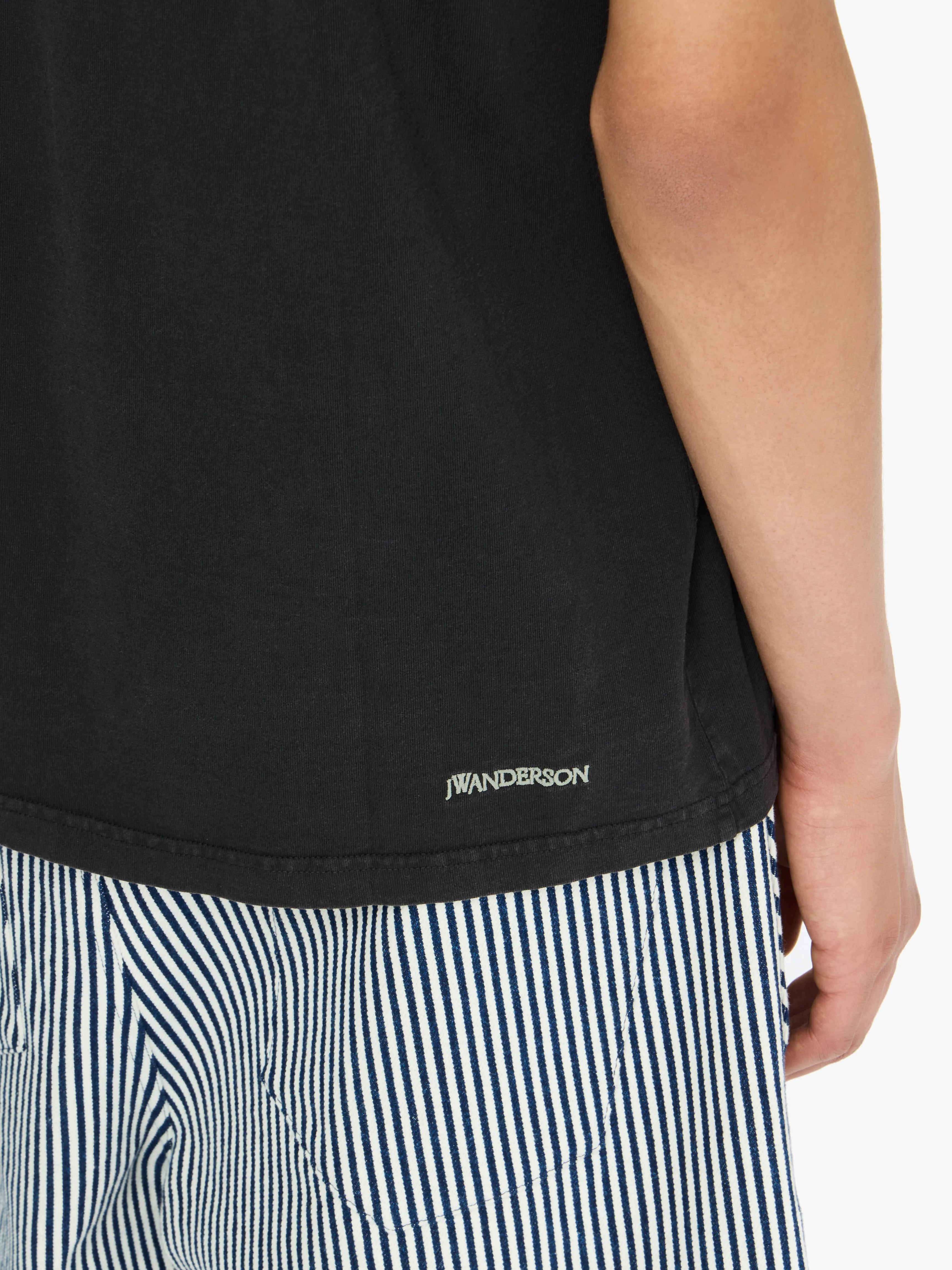 CONTRAST EMBROIDERY T-SHIRT sold by J.W. Anderson product image thumbnail 4