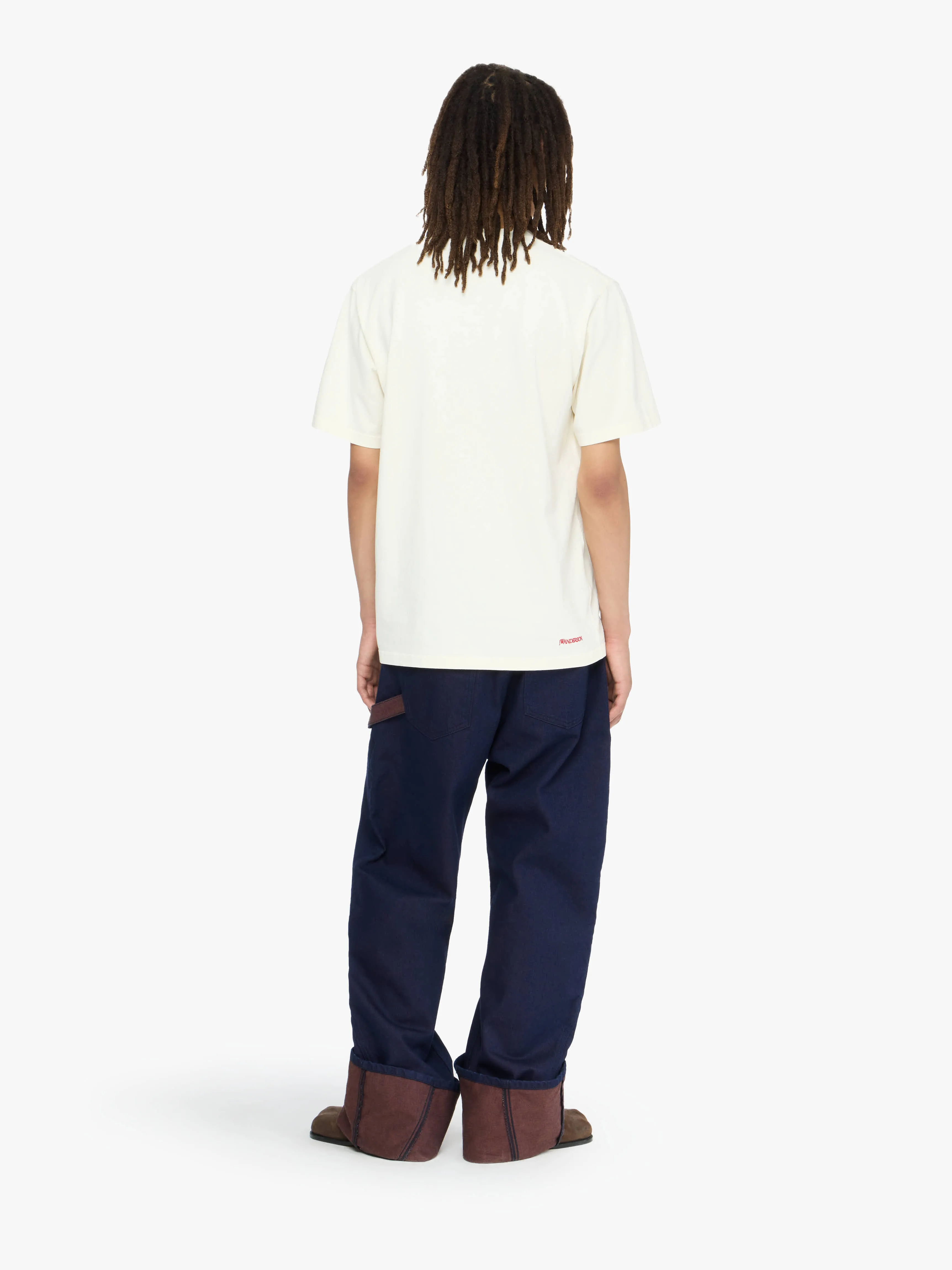 CONTRAST EMBROIDERY T-SHIRT sold by J.W. Anderson product image thumbnail 3