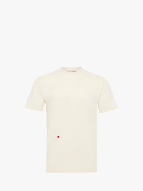 CONTRAST EMBROIDERY T-SHIRT sold by J.W. Anderson
