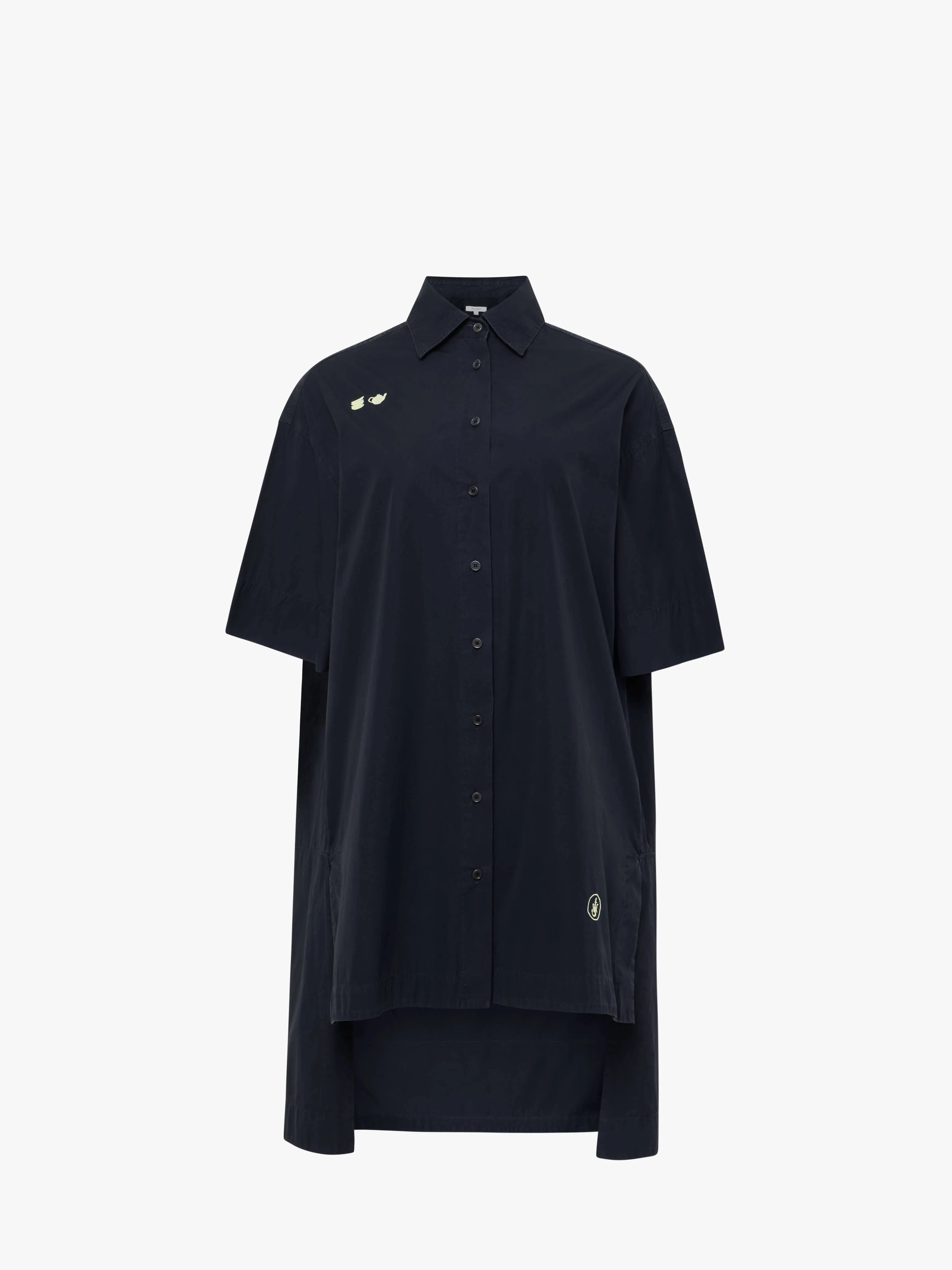 SHORT SLEEVE STEP HEM SHIRT DRESS sold by J.W. Anderson