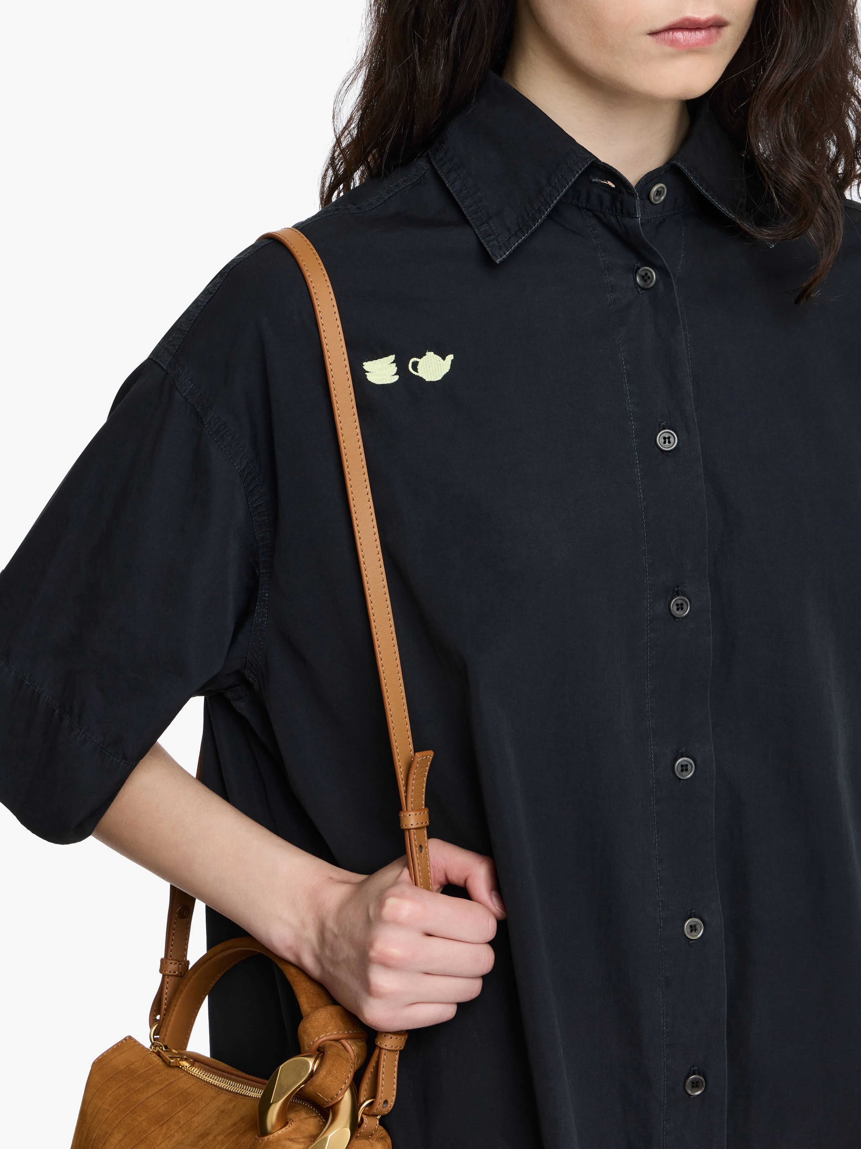 SHORT SLEEVE STEP HEM SHIRT DRESS sold by J.W. Anderson product image thumbnail 5