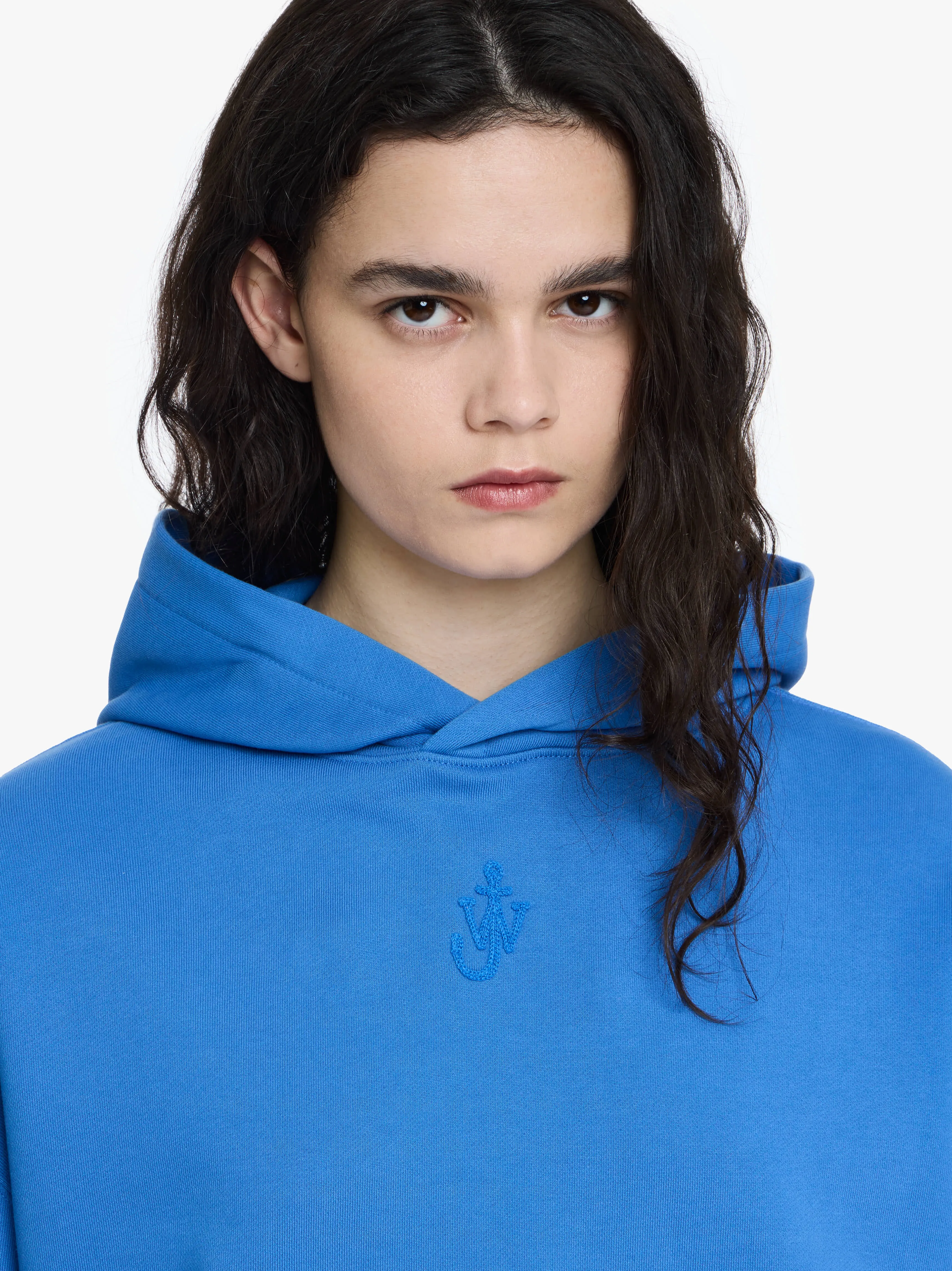 ANCHOR EMBROIDERY CROPPED HOODIE sold by J.W. Anderson product image thumbnail 4