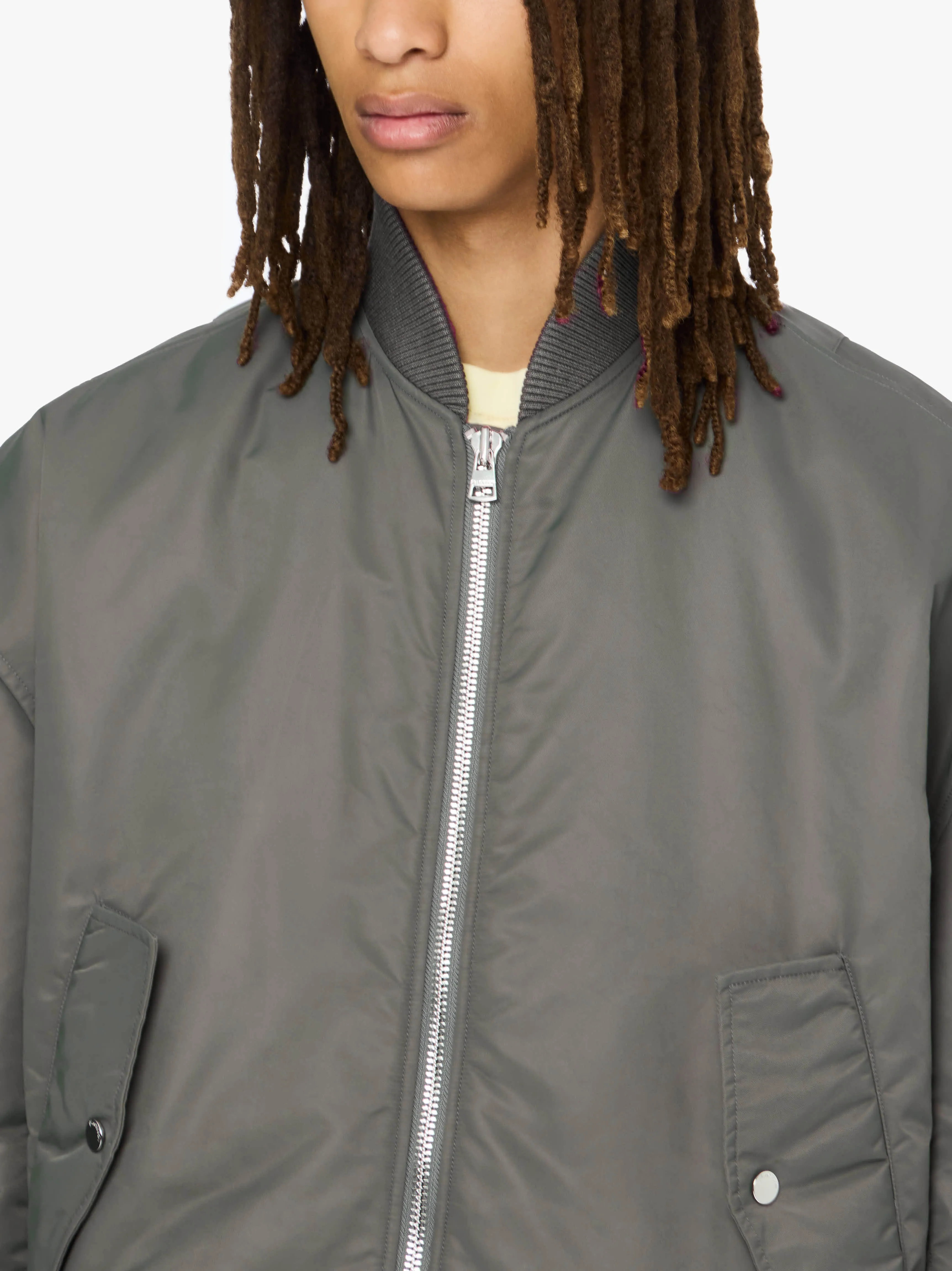 OVERSIZED CURVED HEM BOMBER JACKET sold by J.W. Anderson product image thumbnail 4