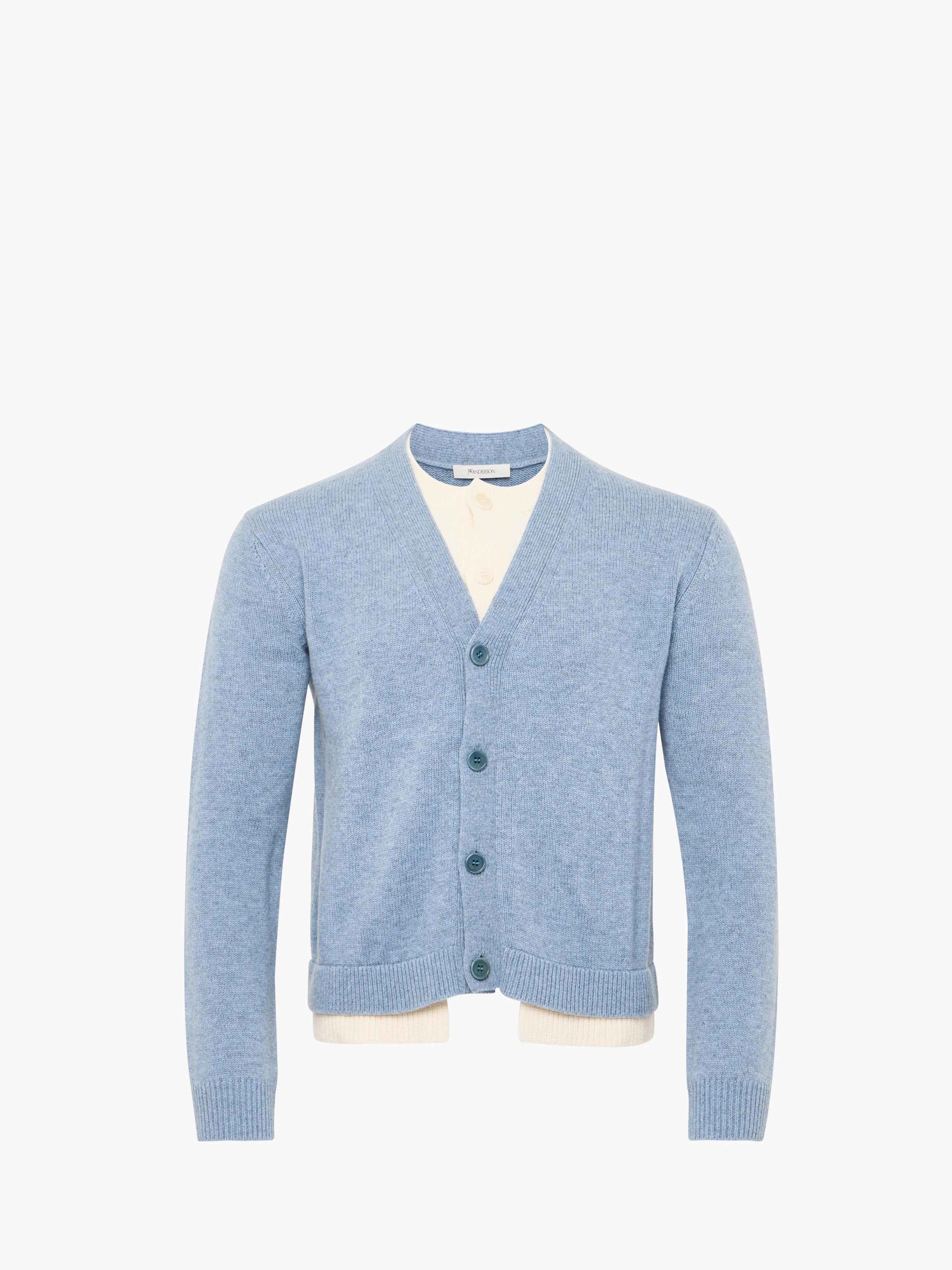 CONTRAST LAYERED CARDIGAN sold by J.W. Anderson