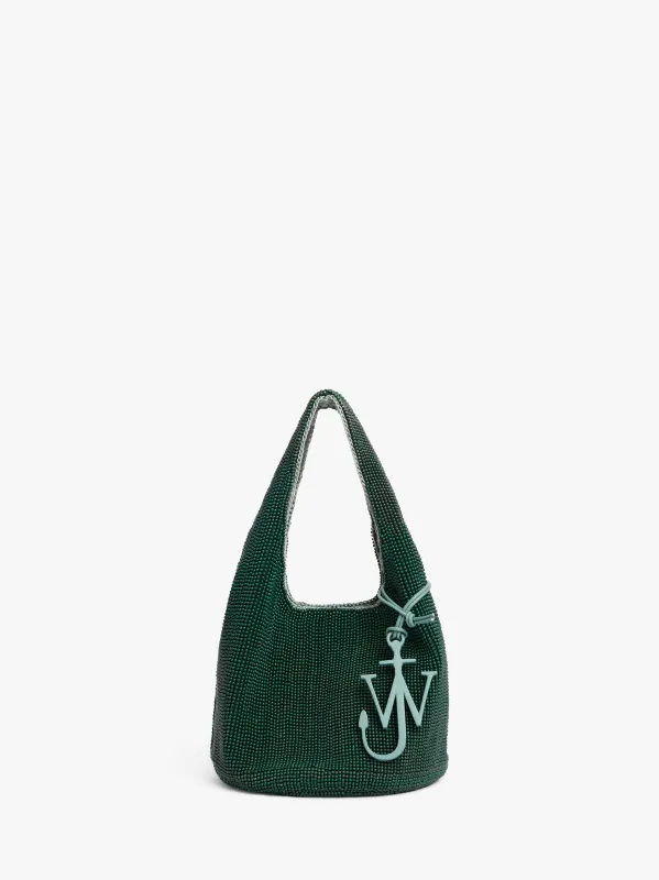 【J W ANDERSON】ラージポップコーントートバッグ - ブラック JW Anderson Large Popcorn Basket - Black | Parallel