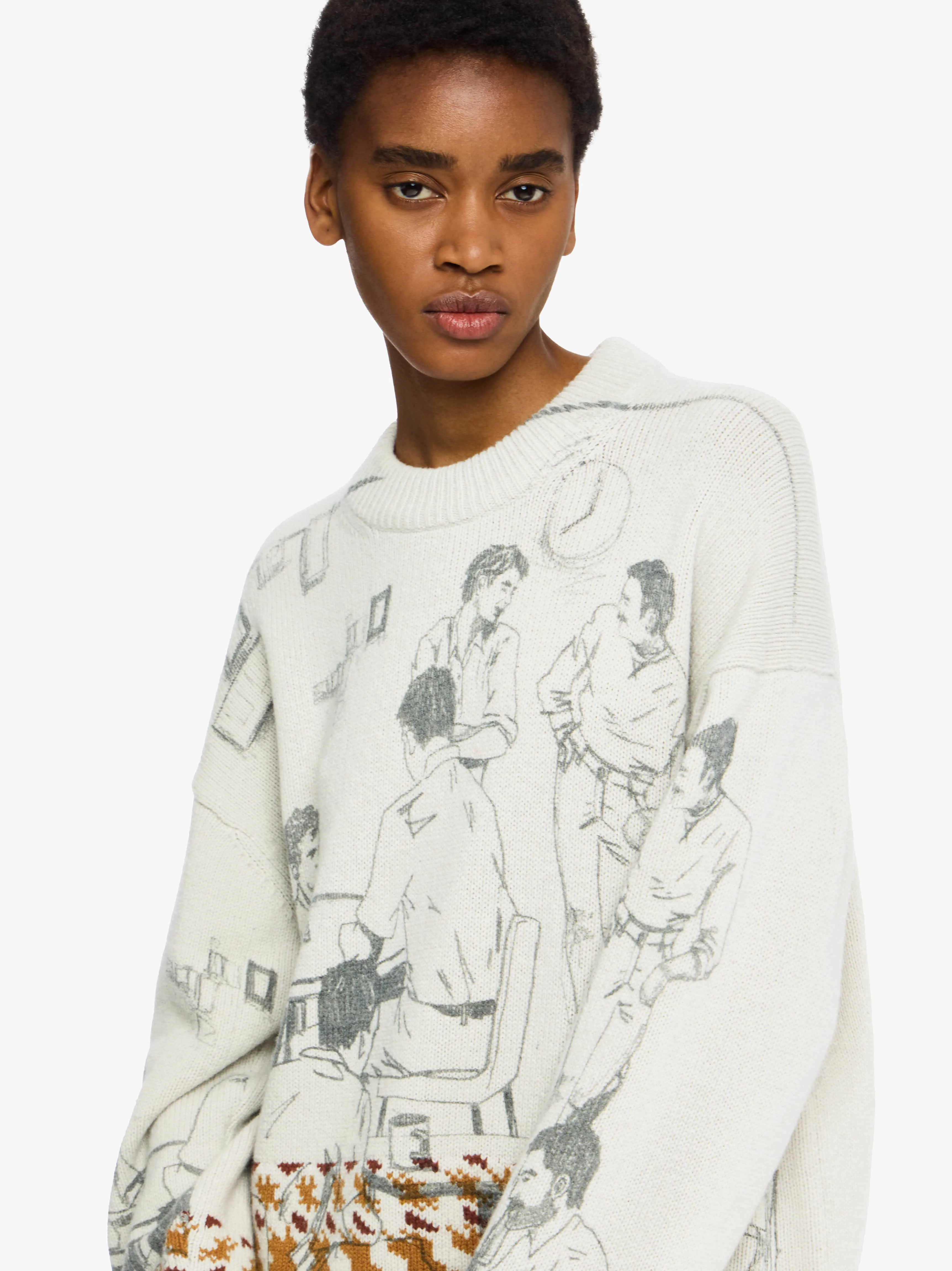 PRINT JACQUARD JUMPER sold by J.W. Anderson product image thumbnail 4