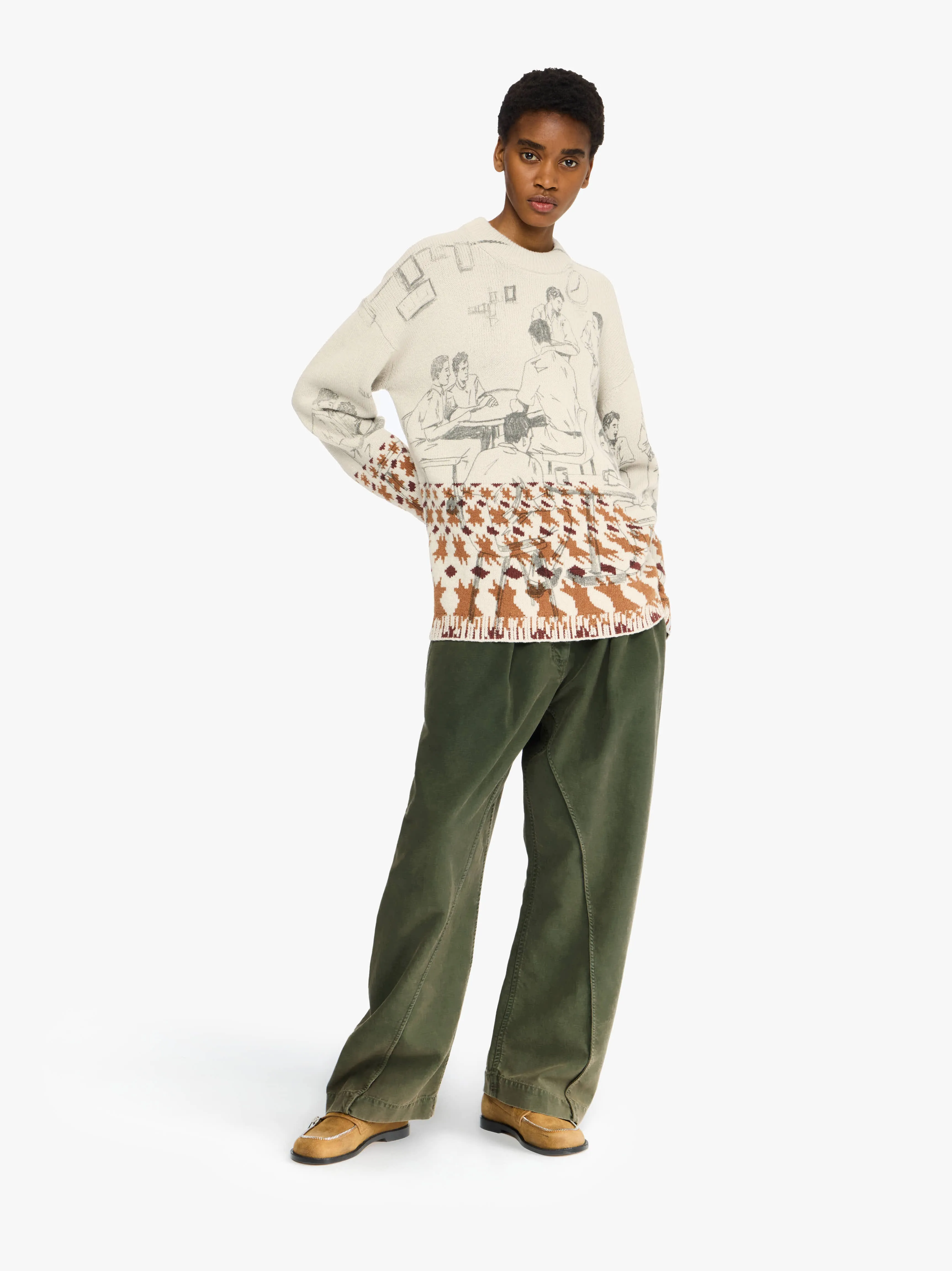 PRINT JACQUARD JUMPER sold by J.W. Anderson product image thumbnail 2