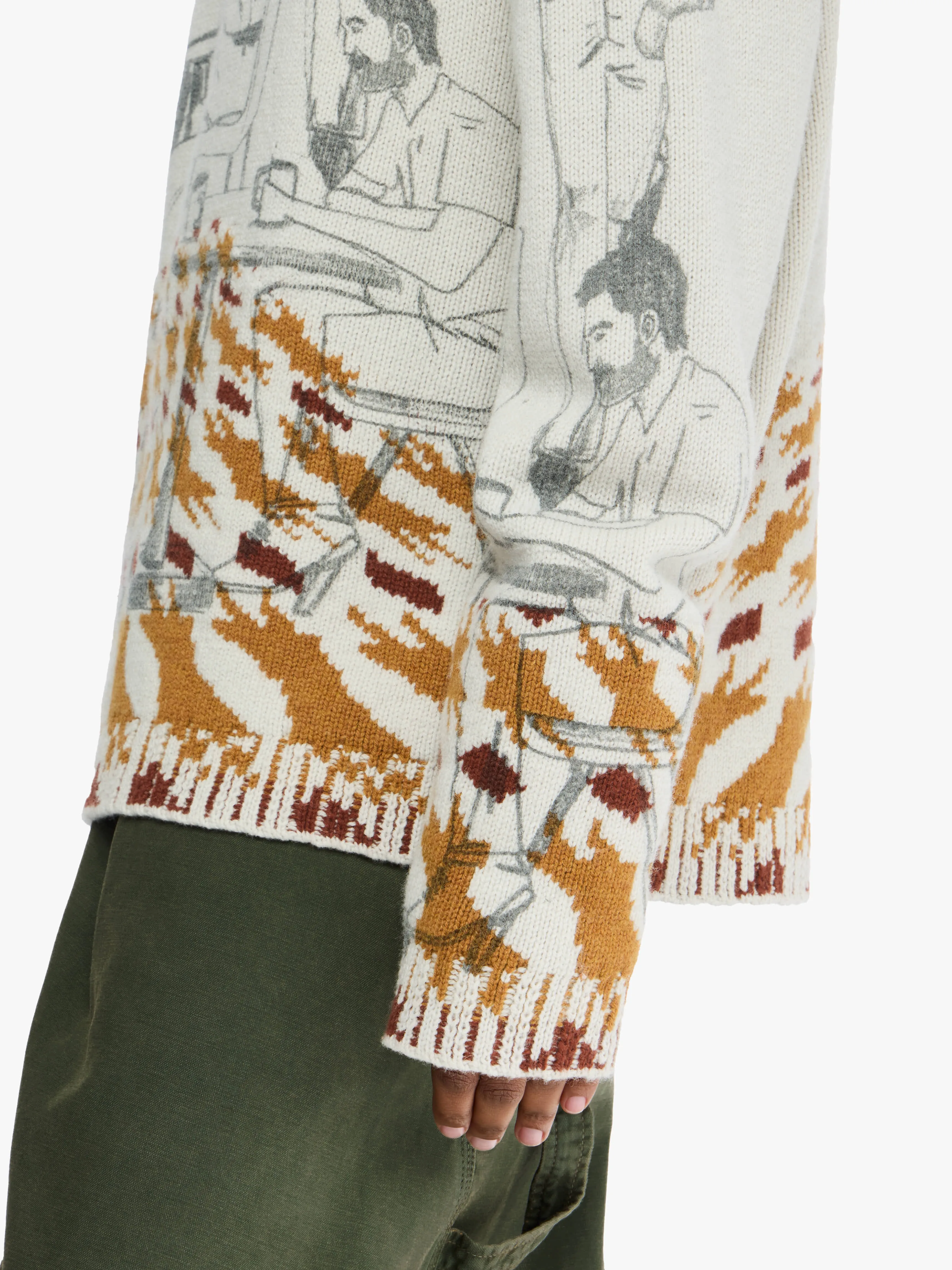 PRINT JACQUARD JUMPER sold by J.W. Anderson product image thumbnail 5