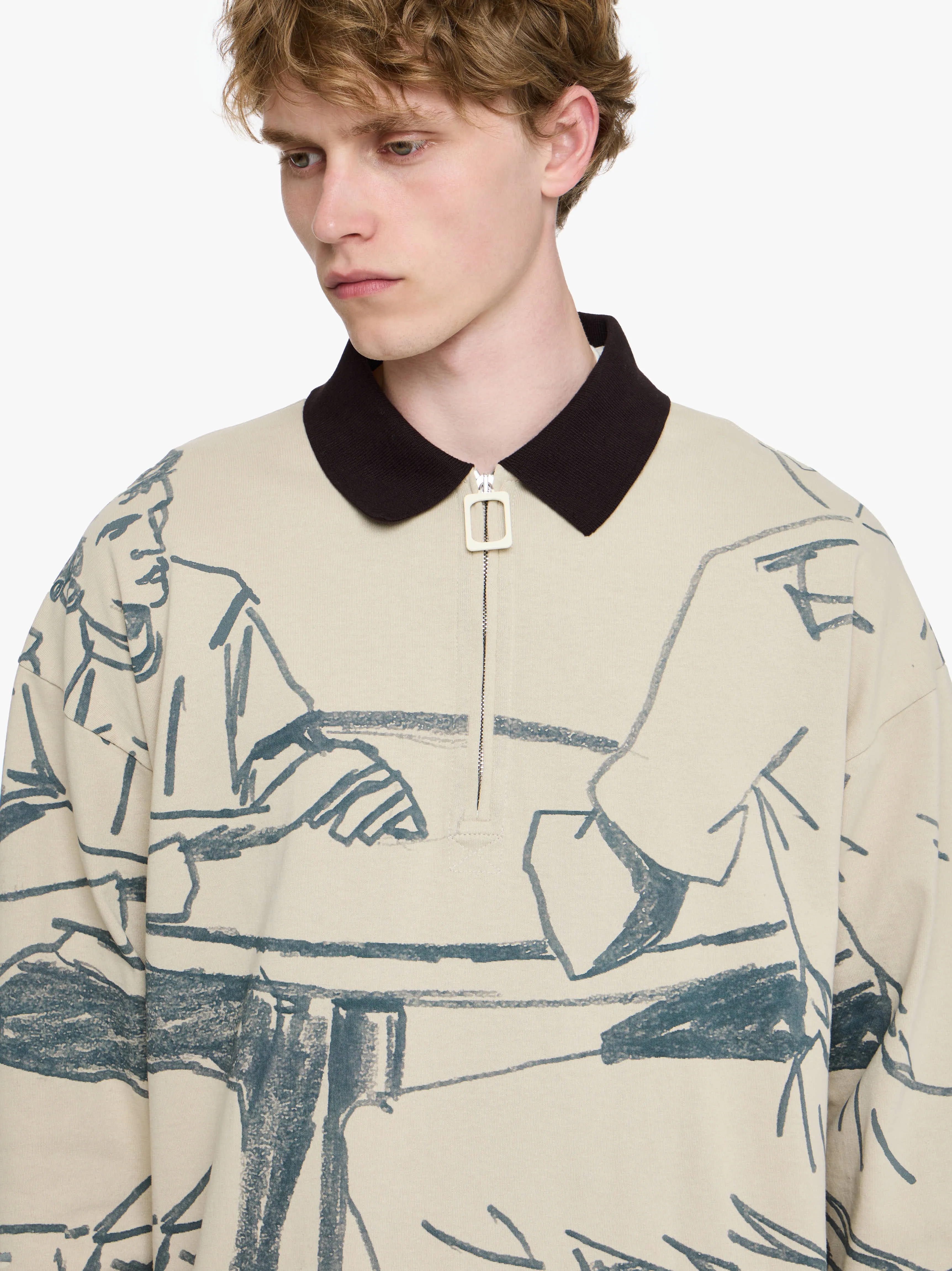 PRINTED RUGBY POLO sold by J.W. Anderson product image thumbnail 5