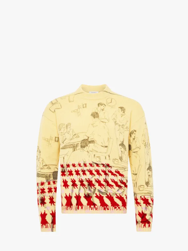 PRINT JACQUARD JUMPER sold by J.W. Anderson