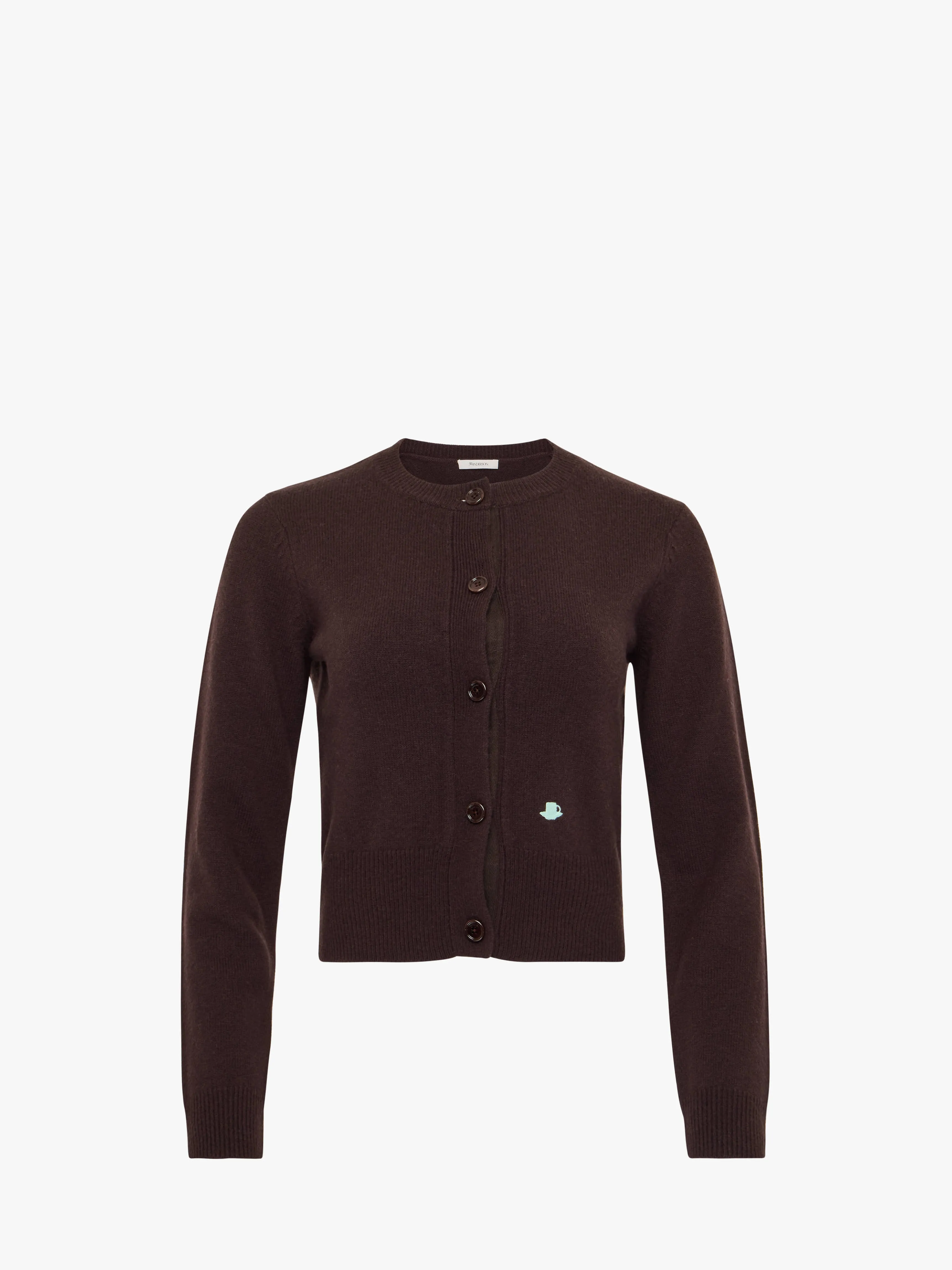 CONTRAST EMBROIDERY CARDIGAN sold by J.W. Anderson