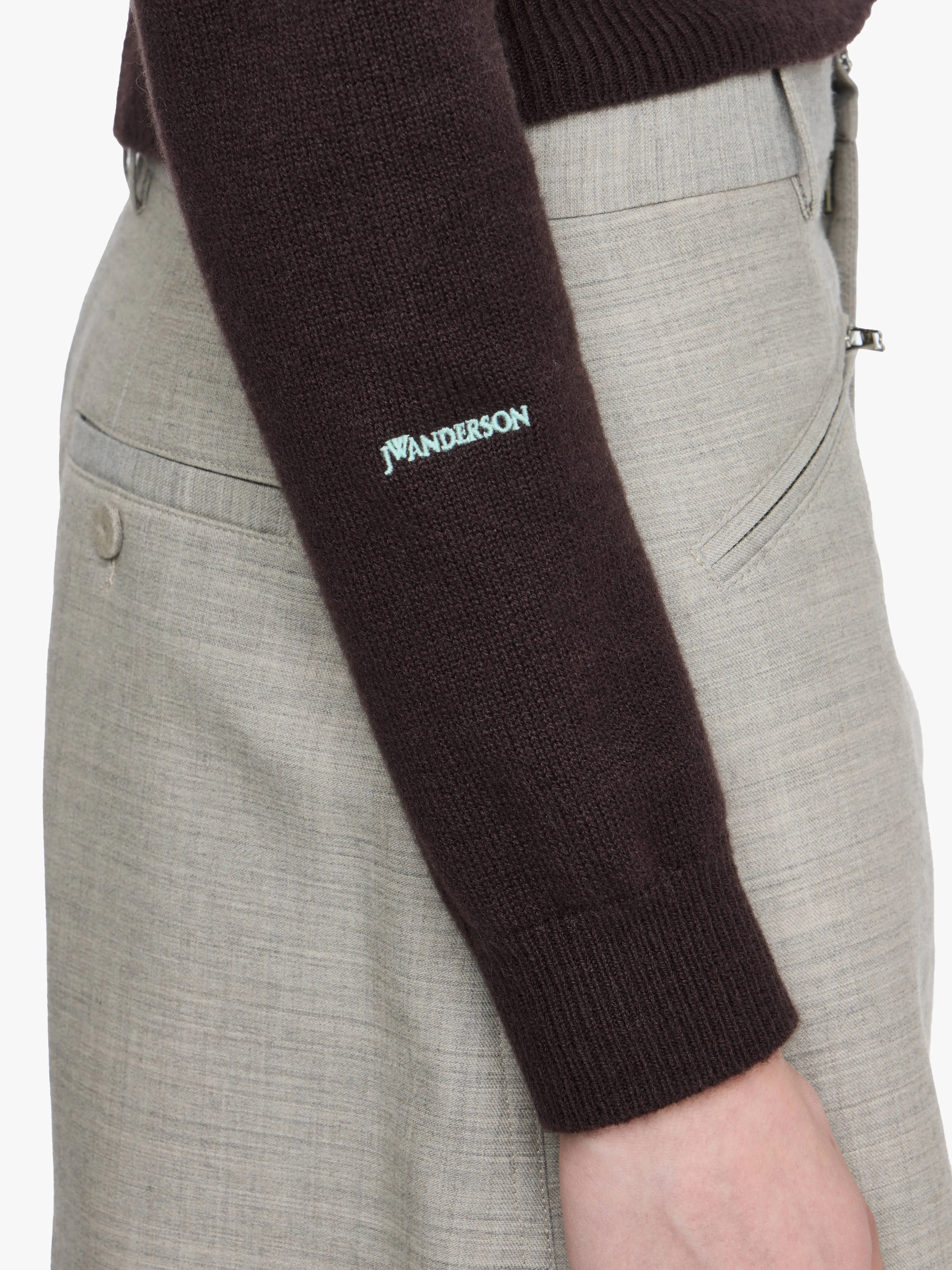 CONTRAST EMBROIDERY CARDIGAN sold by J.W. Anderson product image thumbnail 5