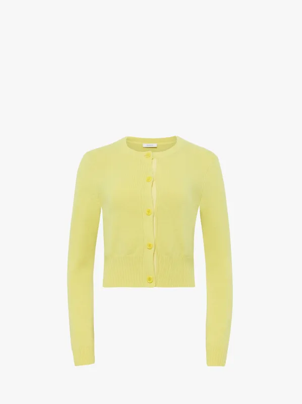 CONTRAST EMBROIDERY CARDIGAN made by J.W. Anderson