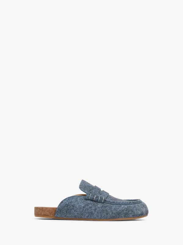 STITCH LOAFER - DENIM MULES sold by J.W. Anderson