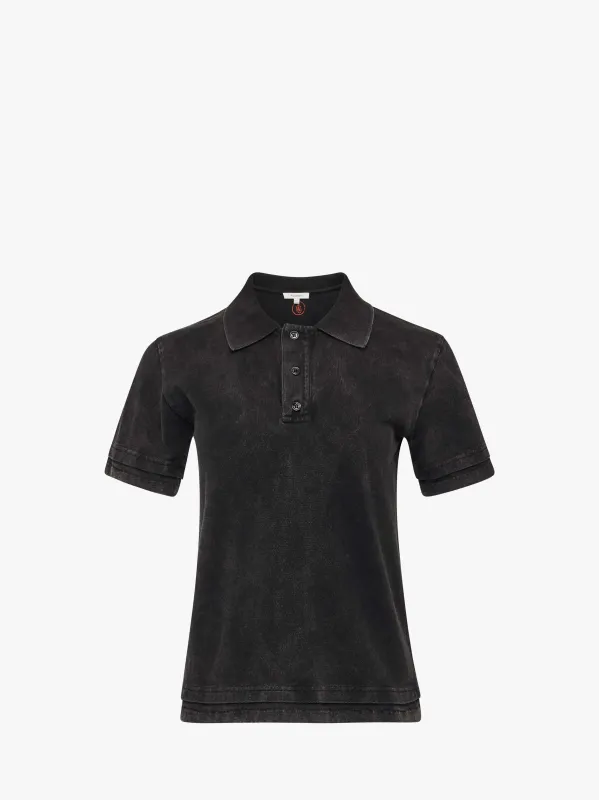 LAYERED SHORT SLEEVE POLO TOP sold by J.W. Anderson